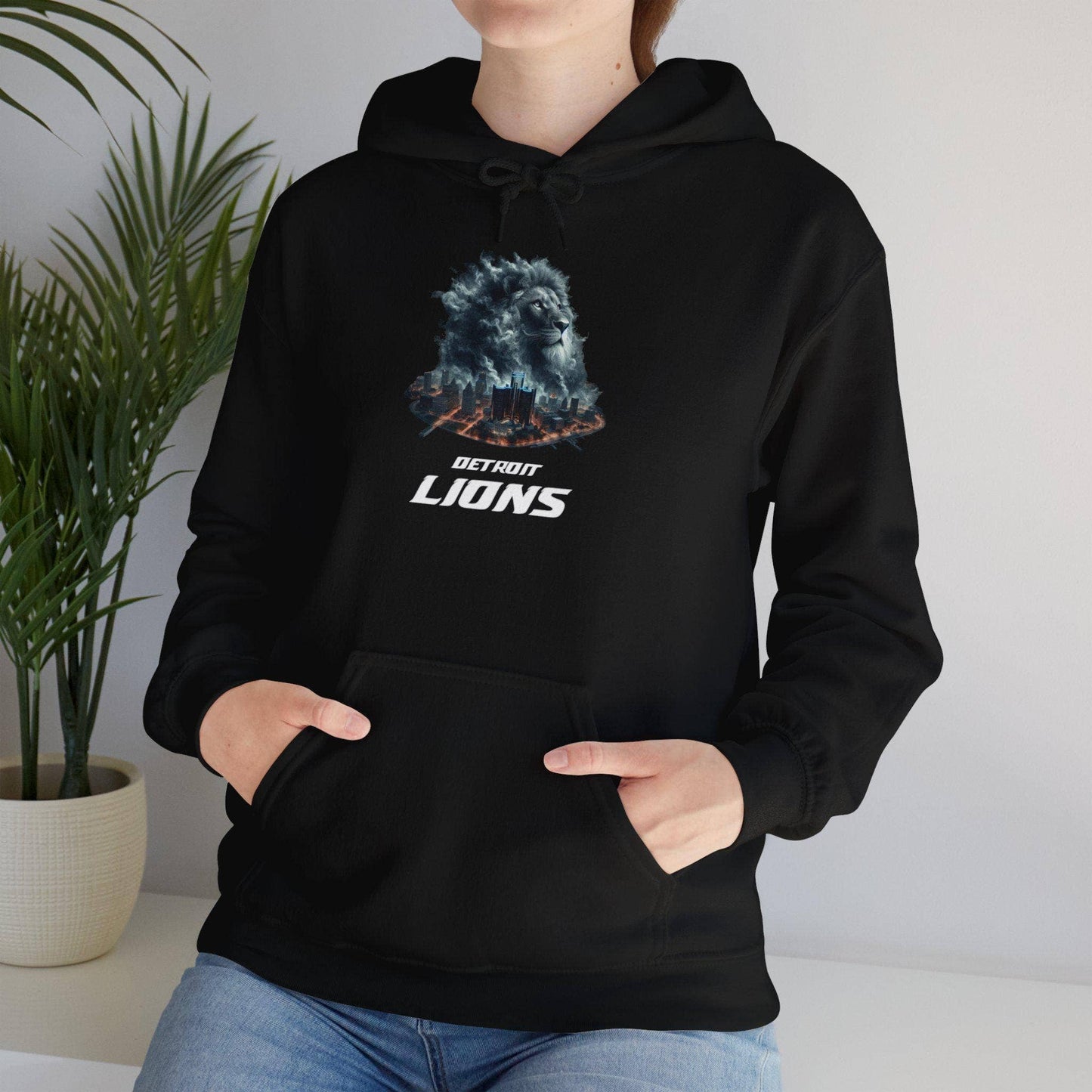 Detroit Lions Football Unisex Heavy Blend Hooded Sweatshirt Unisex T-shirt, Sweatshirt, Hoodie, Long Sleeve Tee - T-Shirt, Sweatshirt, Hoodie