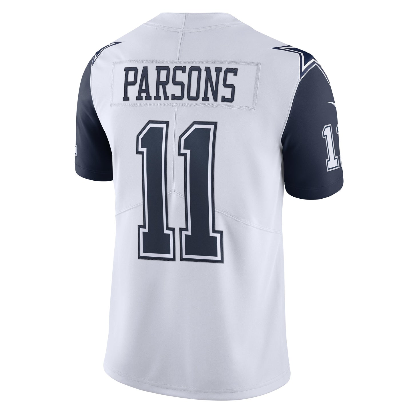 Micah Parsons Dallas Cowboys Alternate 2 Vapor Limited Jersey - White football jersey product view 3
