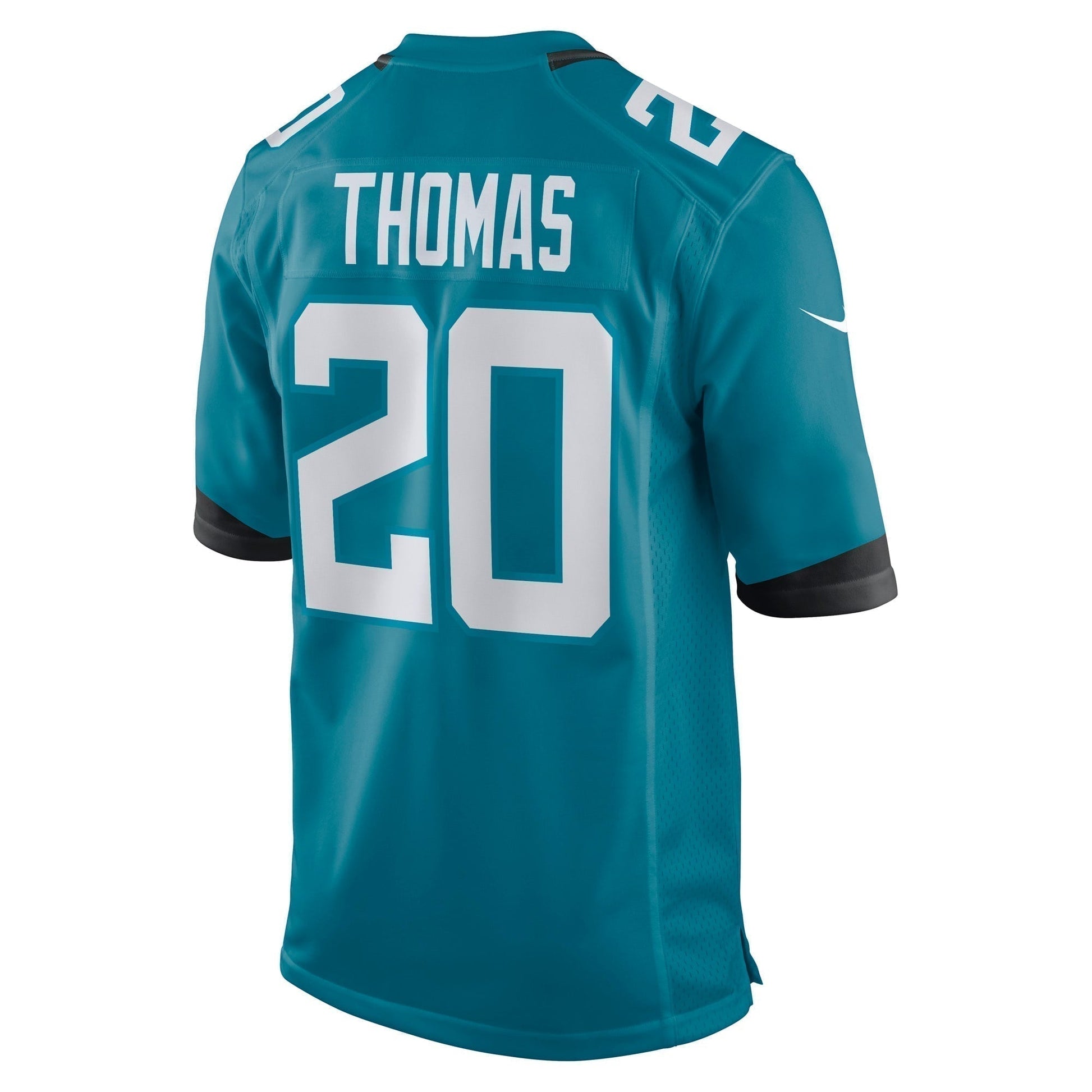 Daniel Thomas Jacksonville Jaguars Game Jersey - Teal football jersey product view 3