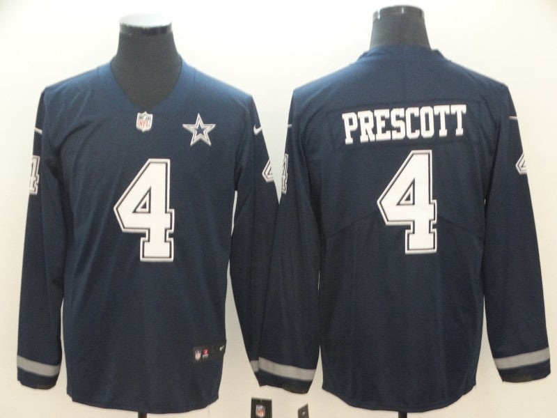 Men's Dallas Cowboys Dak Prescott #4 Navy Alternate Game Jersey1 football jersey product view 1