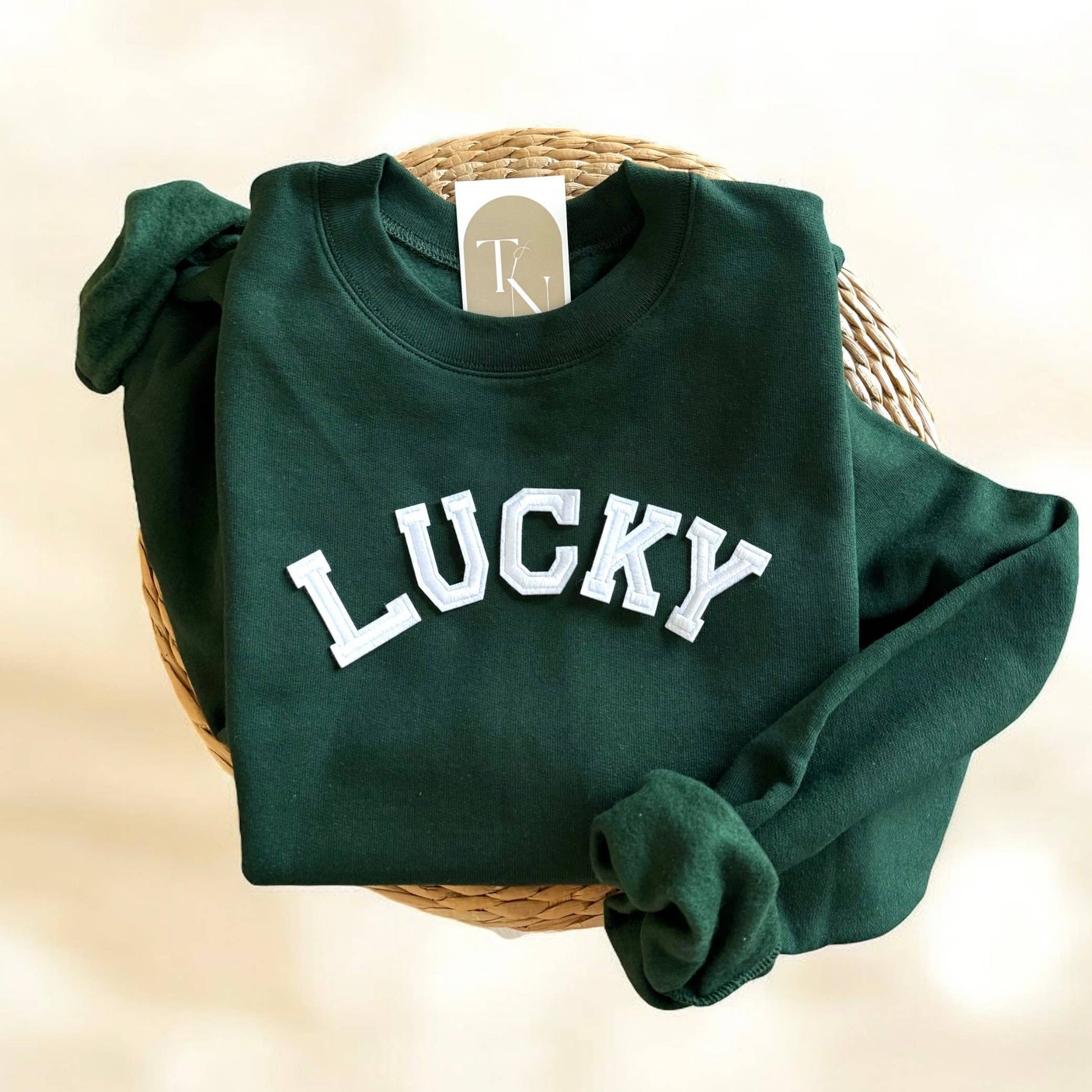 Lucky Sweatshirt, St Patricks Day Sweatshirt Unisex T-shirt, Sweatshirt, Hoodie, Long Sleeve Tee - T-Shirt, Sweatshirt, Hoodie