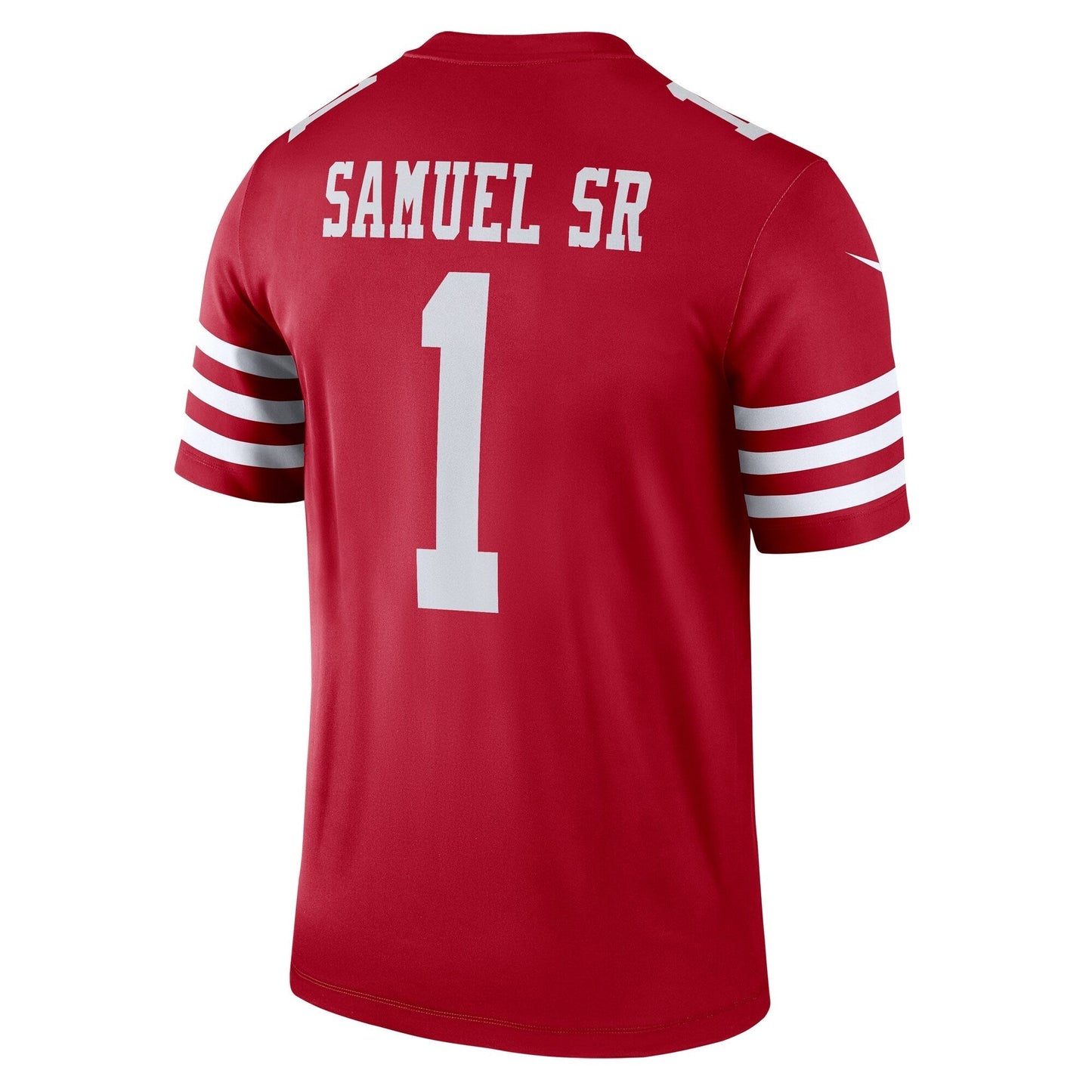 Deebo Samuel Sr San Francisco 49ers Legend Jersey - Scarlet football jersey product view 3