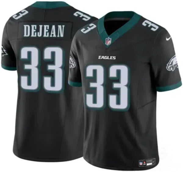 Philadelphia Eagles #33 Cooper DeJean Black F.U.S.E. Jersey football jersey product view 1