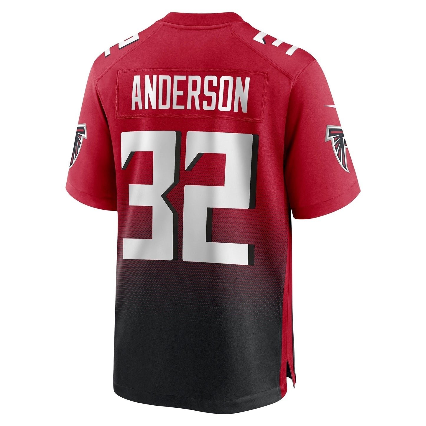 Jamal Anderson Atlanta Falcons Retired Alternate Game Jersey - Red football jersey product view 3