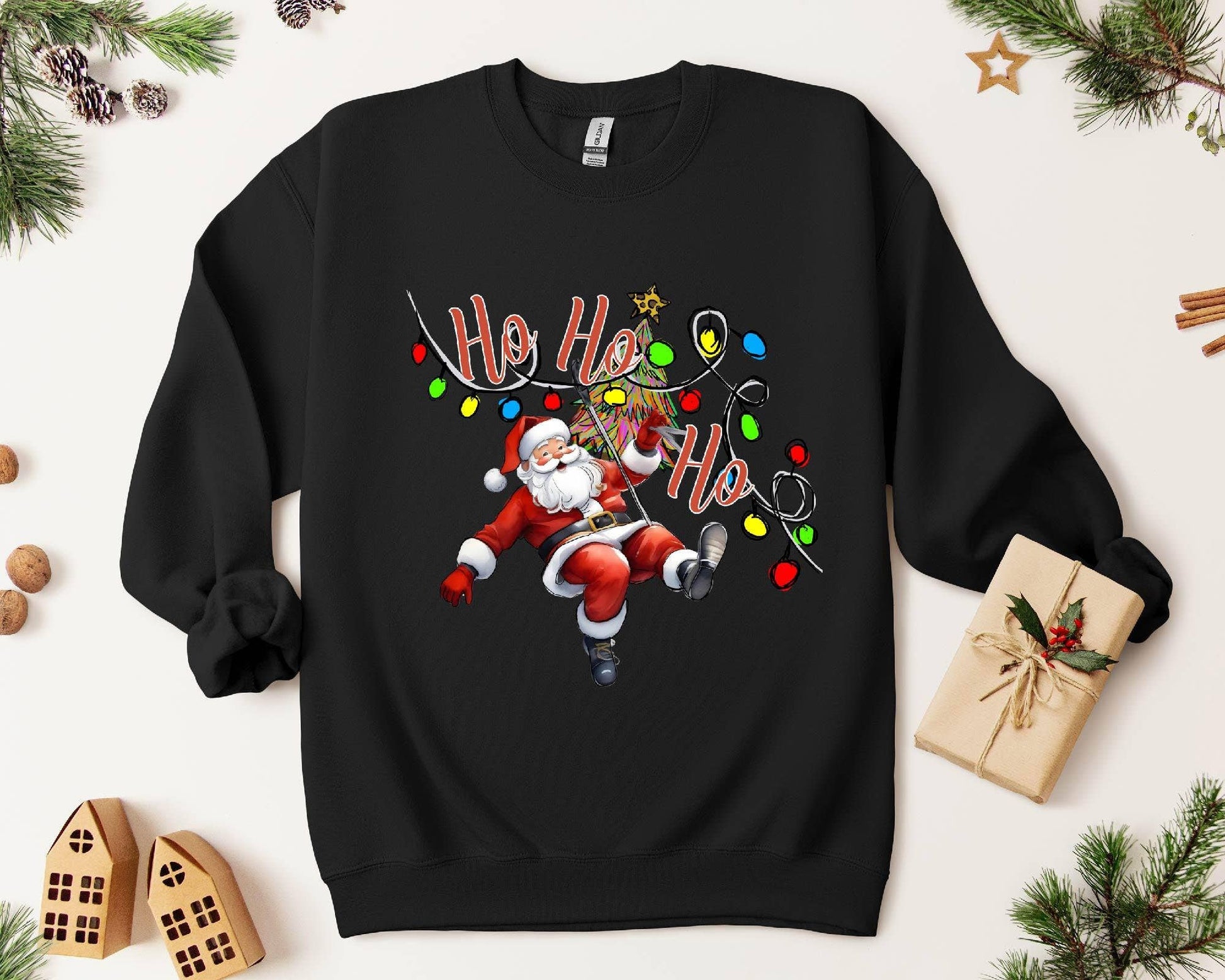 Santa Claus Elf Christmas Shelf Shirt Funny Tee Unisex T-shirt, Sweatshirt, Hoodie, Long Sleeve Tee - T-Shirt, Sweatshirt, Hoodie