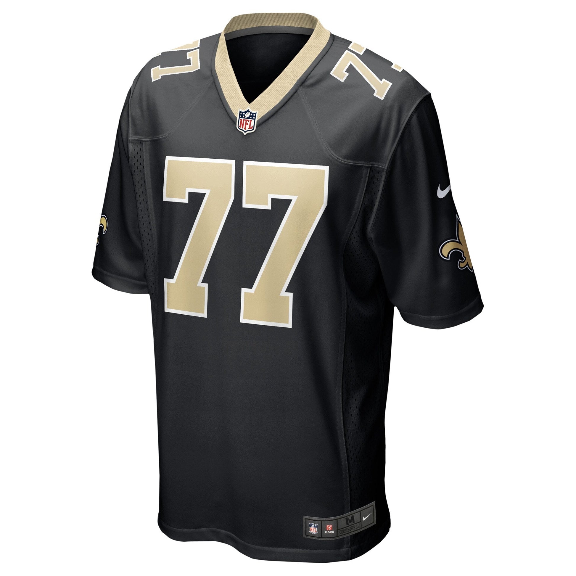 Forrest Lamp New Orleans Saints Game Jersey - Black football jersey product view 2