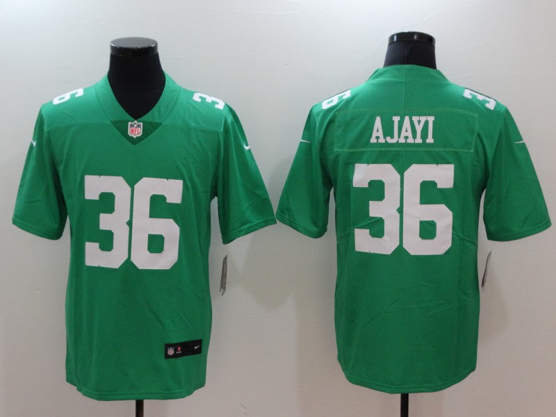 Men's Philadelphia Eagles Jay Ajayi Green Game Jersey football jersey product view 1