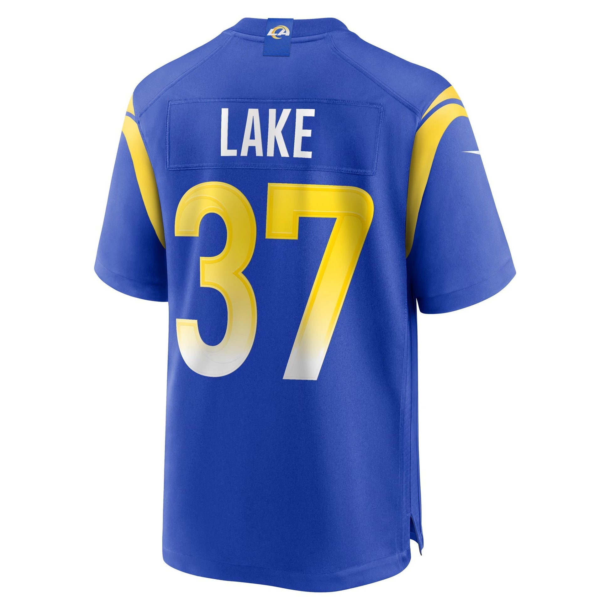 Los Angeles Rams Quentin Lake Royal Game Player Jersey football jersey product view 1