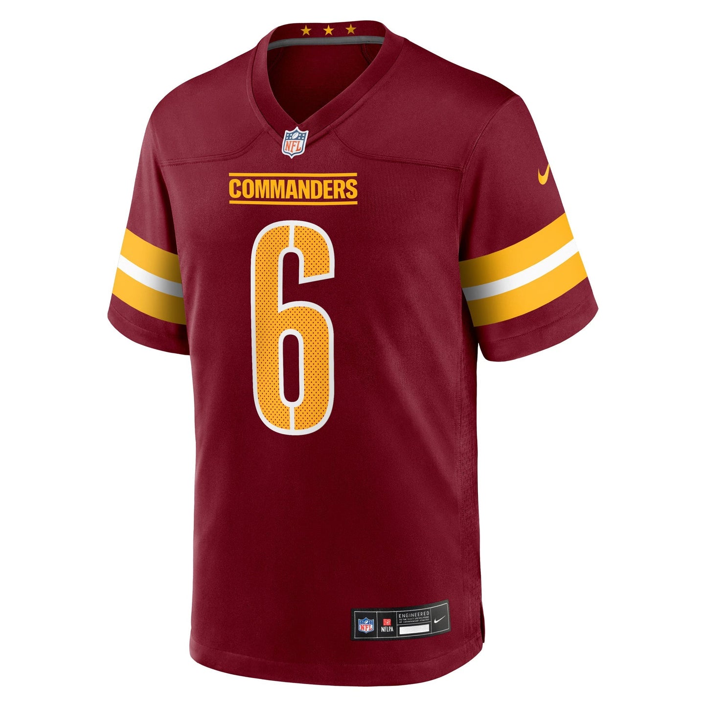 Washington Commanders Noah Igbinoghene Burgundy Team Game Jersey football jersey product view 1