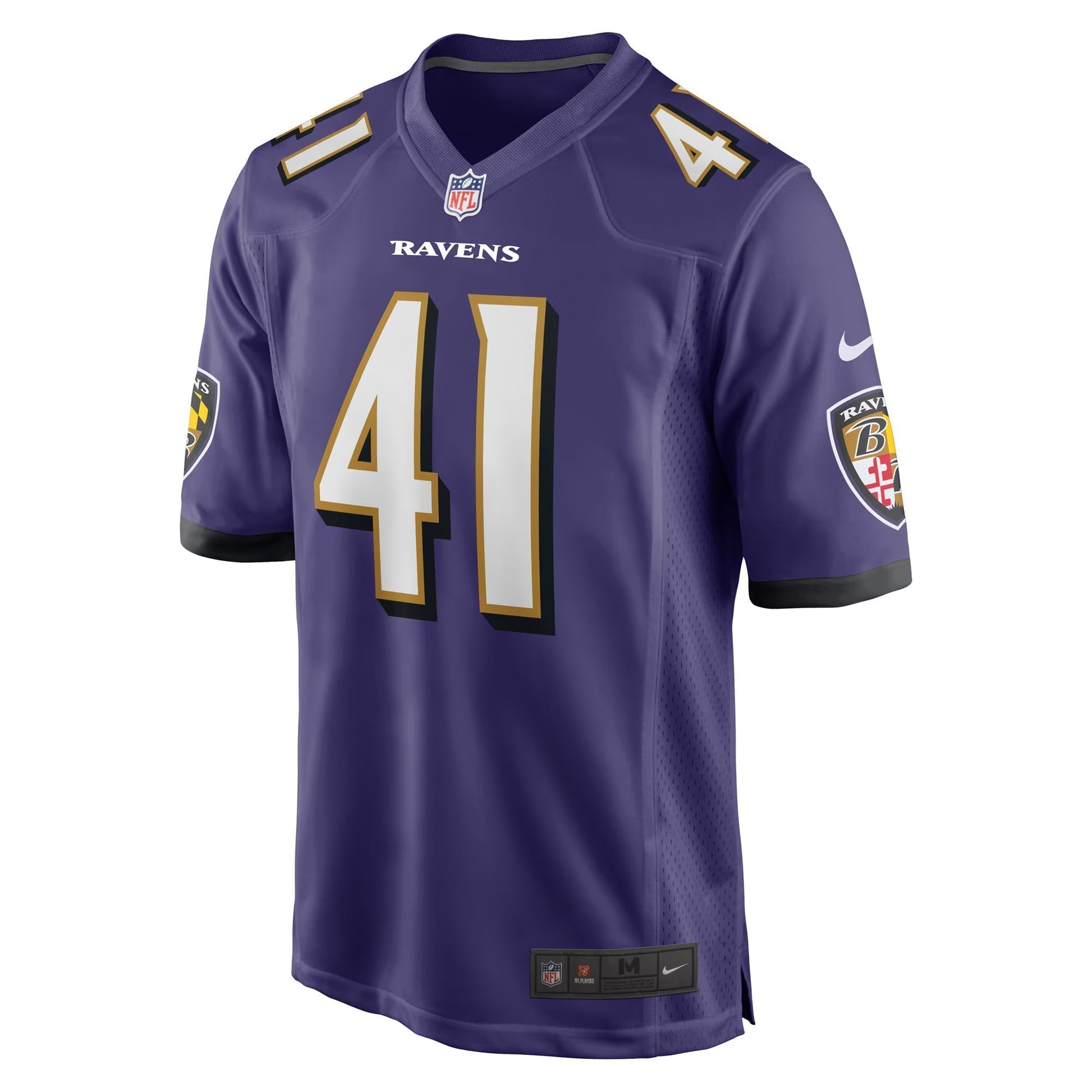 Baltimore Ravens Daryl Worley Purple Game Player Jersey football jersey product view 2