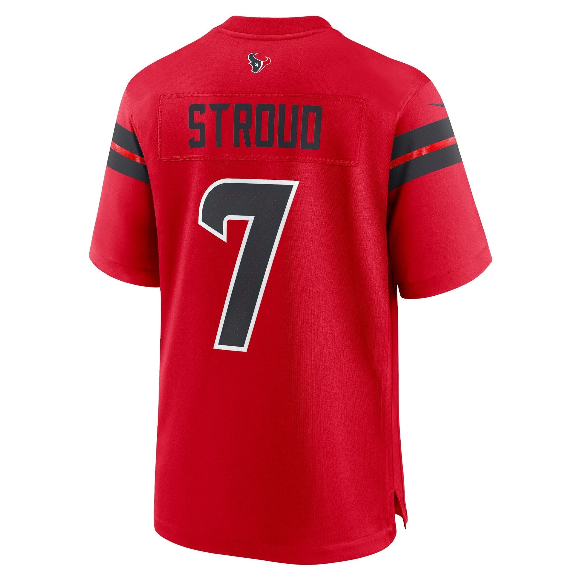 Houston Texans C.J. Stroud Red Alternate Game Jersey football jersey product view 2