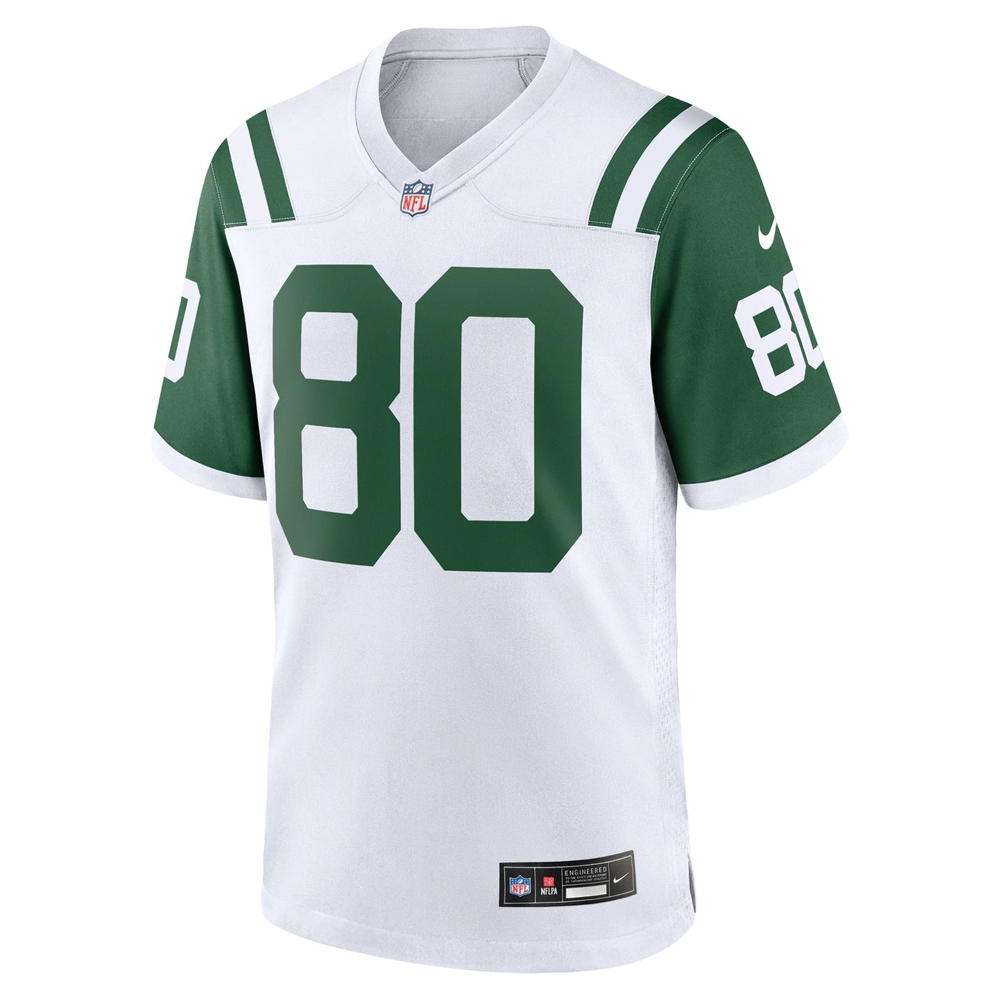 New York Jets Wayne Chrebet White Retired Player Alternate Game Jersey football jersey product view 1