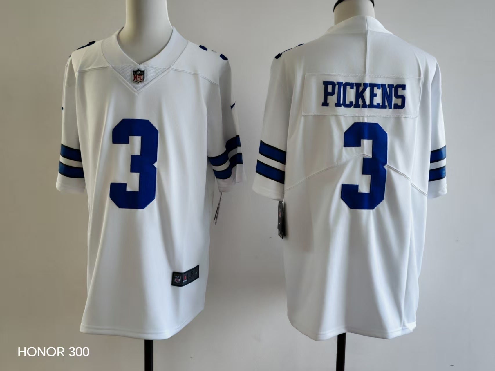 Men's Dallas cowboys George Pickens Jersey-White football jersey product view 1