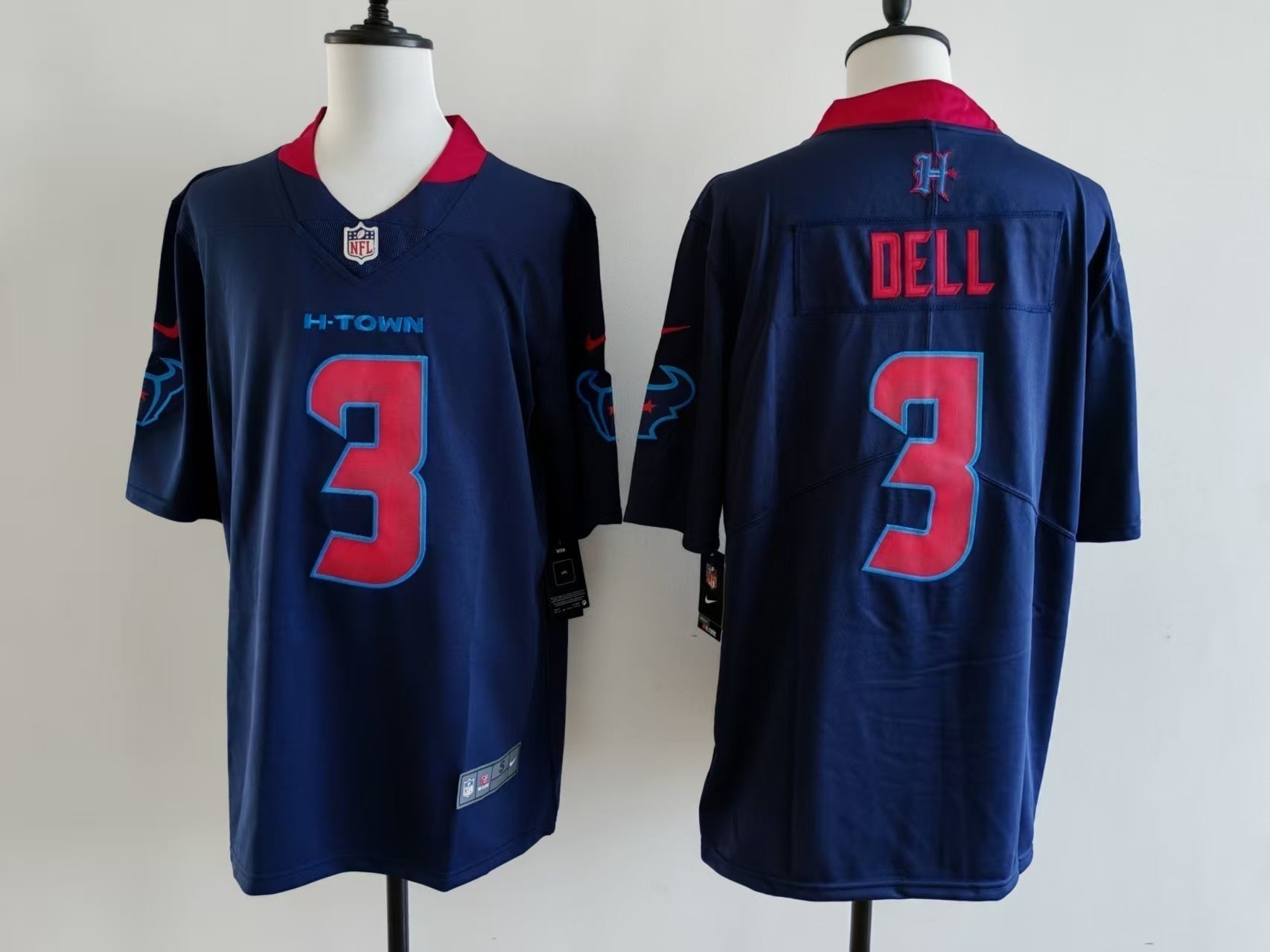 Men's Houston Texans Tank Dell Jersey football jersey product view 1