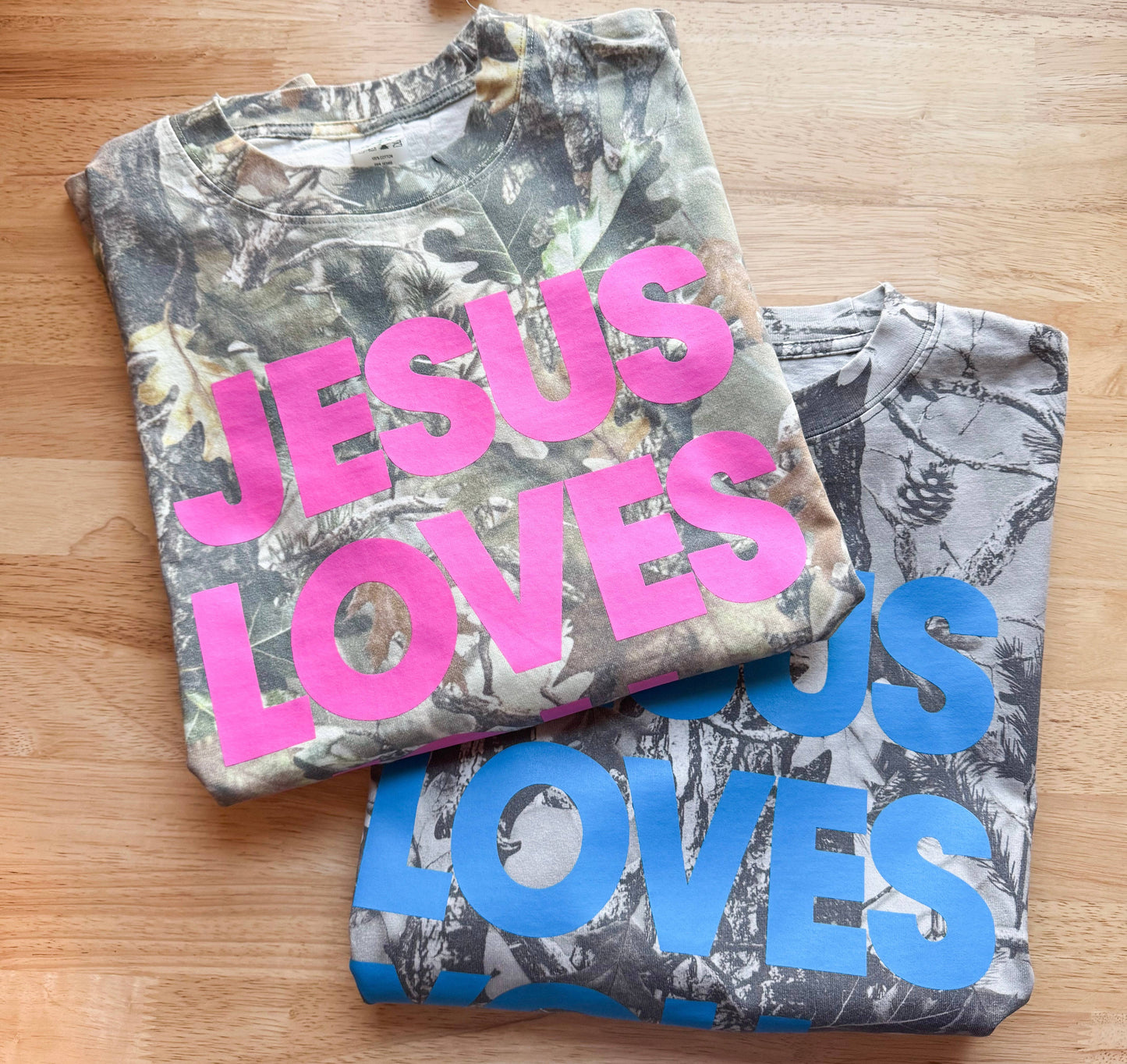 Jesus Loves You Camo Tee - SummerWestern Apparel Unisex T-shirt, Sweatshirt, Hoodie, Long Sleeve Tee - T-Shirt, Sweatshirt, Hoodie
