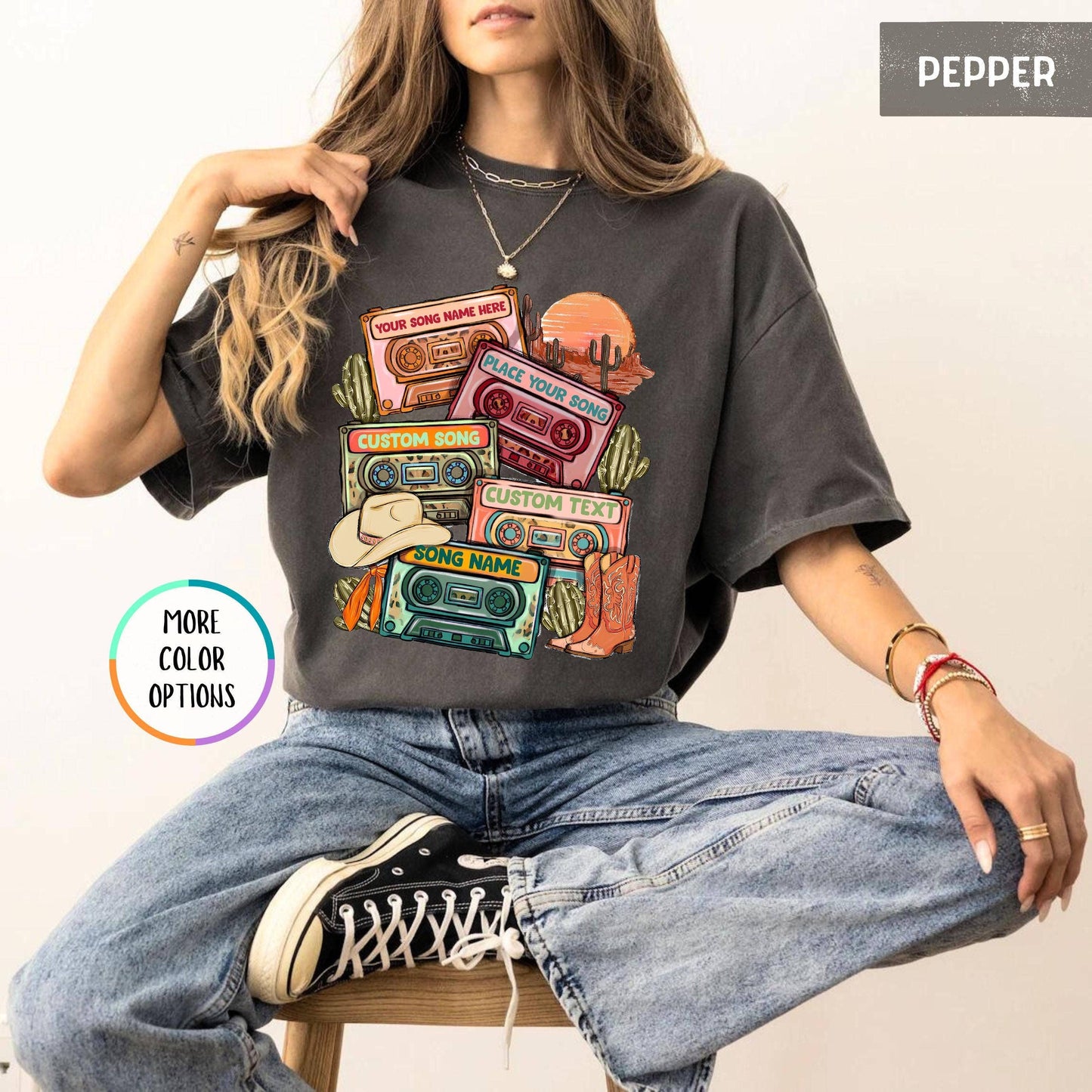 Cassette Tape Country Music Women's Concert Shirt Unisex T-shirt, Sweatshirt, Hoodie, Long Sleeve Tee - T-Shirt, Sweatshirt, Hoodie