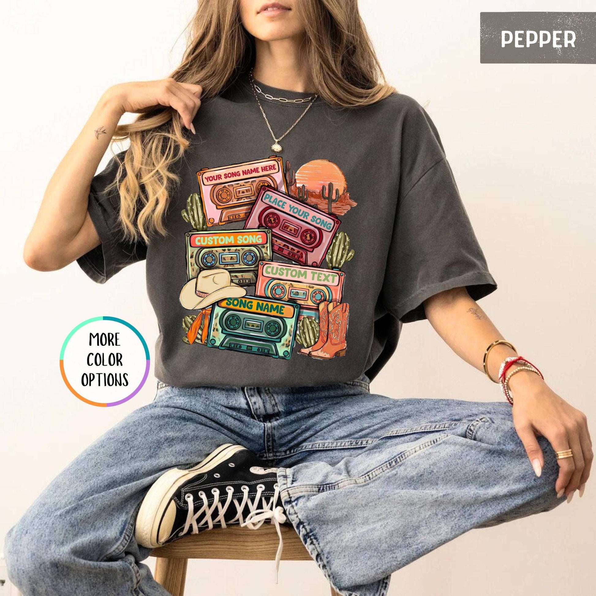 Cassette Tape Country Music Women's Concert Shirt Unisex T-shirt, Sweatshirt, Hoodie, Long Sleeve Tee - T-Shirt, Sweatshirt, Hoodie
