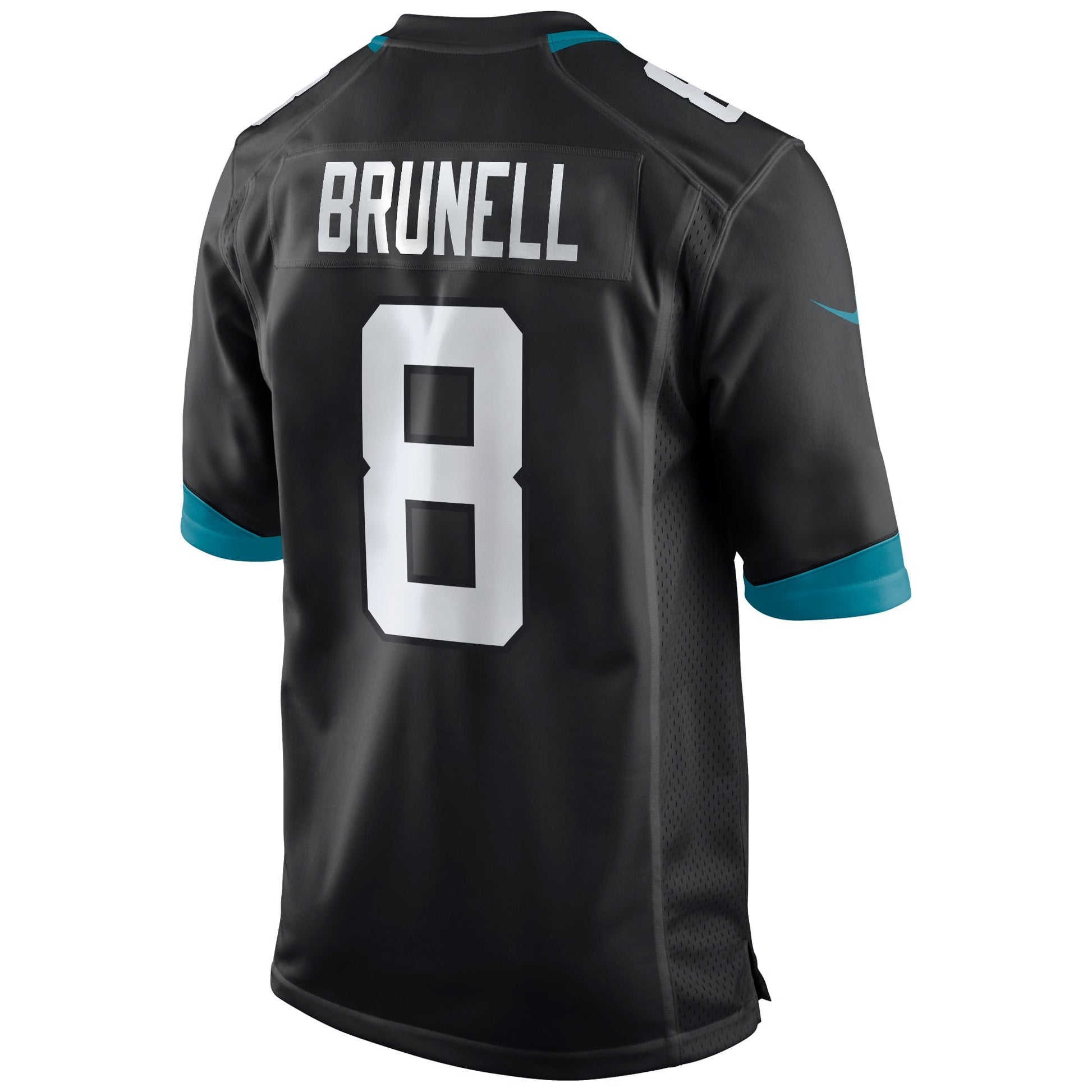Mark Brunell Jacksonville Jaguars Game Retired Jersey - Black football jersey product view 3