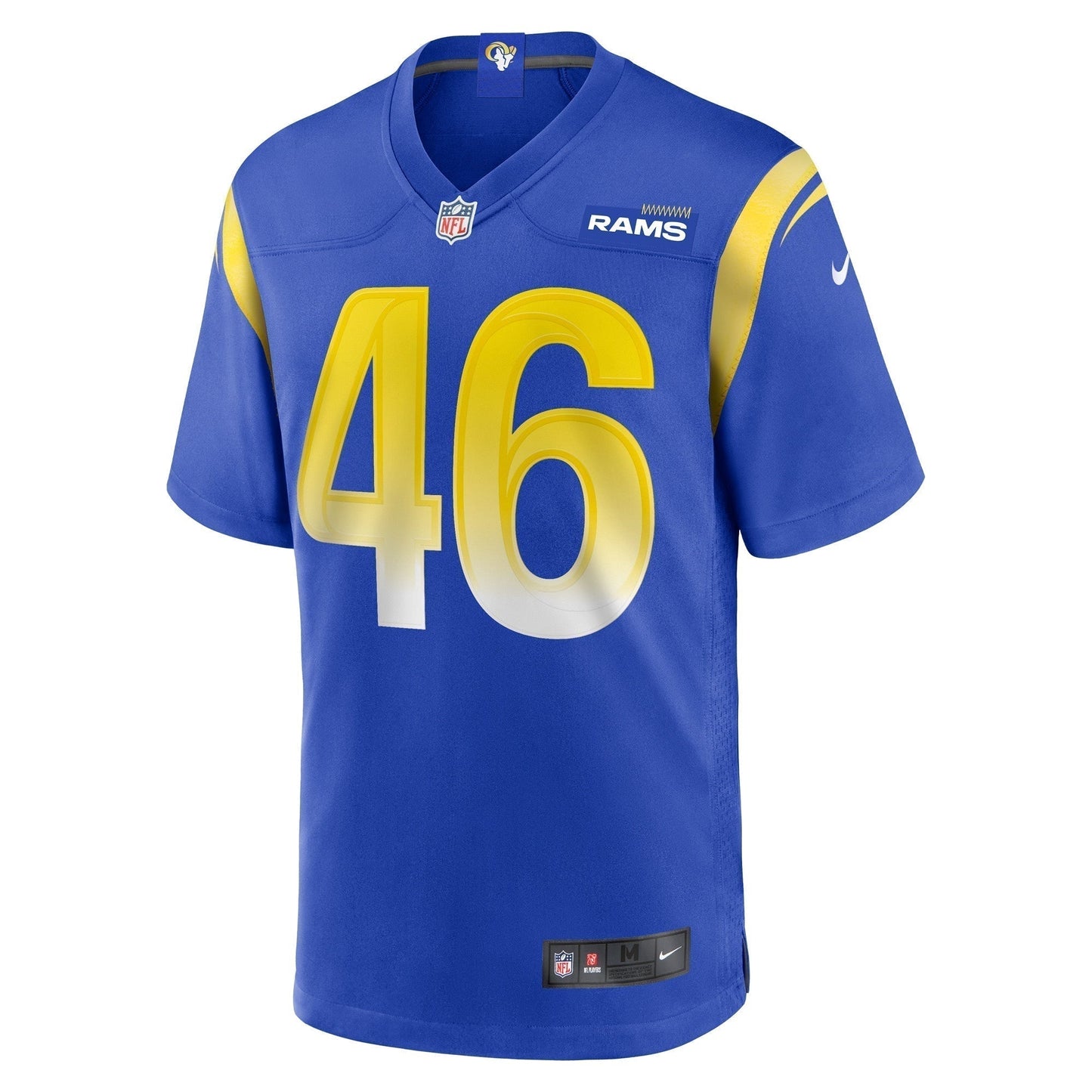 Kenny Logan Jr. Los Angeles Rams Game Jersey - Royal football jersey product view 2