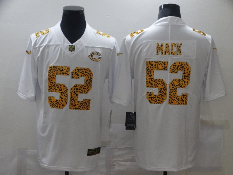Men's Chicago Bears Khalil Mack #52 White Game Player Jersey1 football jersey product view 1