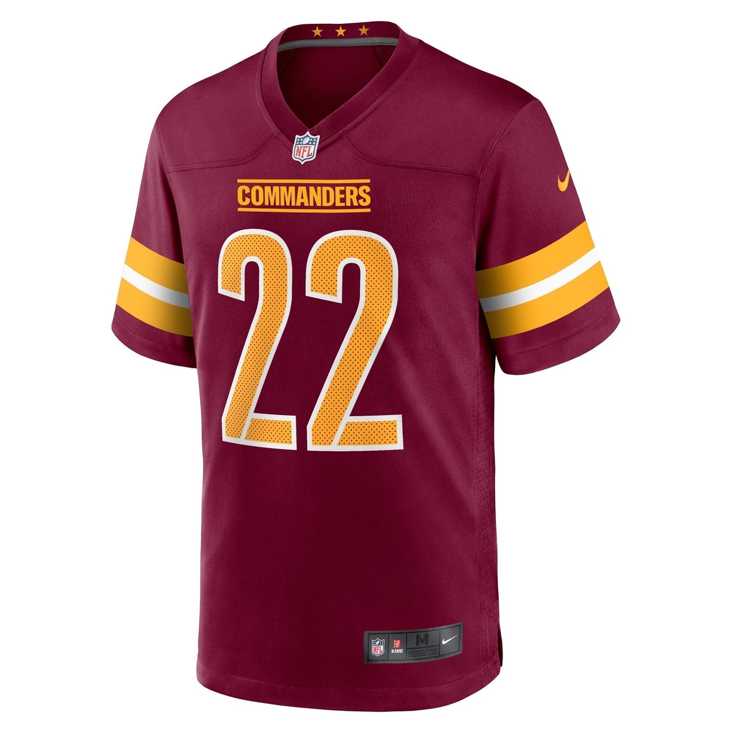 Darrick Forrest Washington Commanders Game Jersey - Burgundy football jersey product view 2