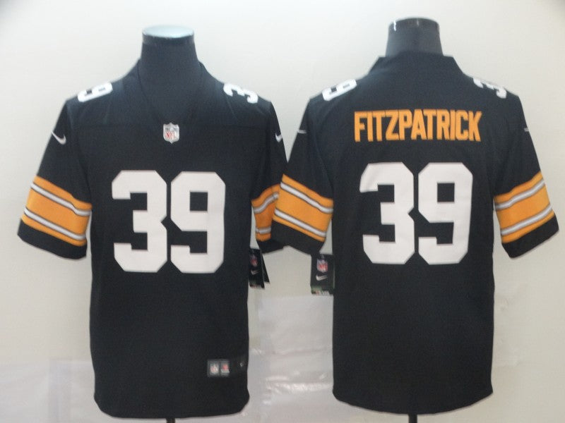 Men's Pittsburgh Steelers Minkah Fitzpatrick Black Player Game Jersey football jersey product view 1