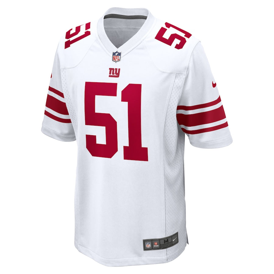 Men's New York Giants Abdul Carter White First Round Pick Game Jersey football jersey product view 2