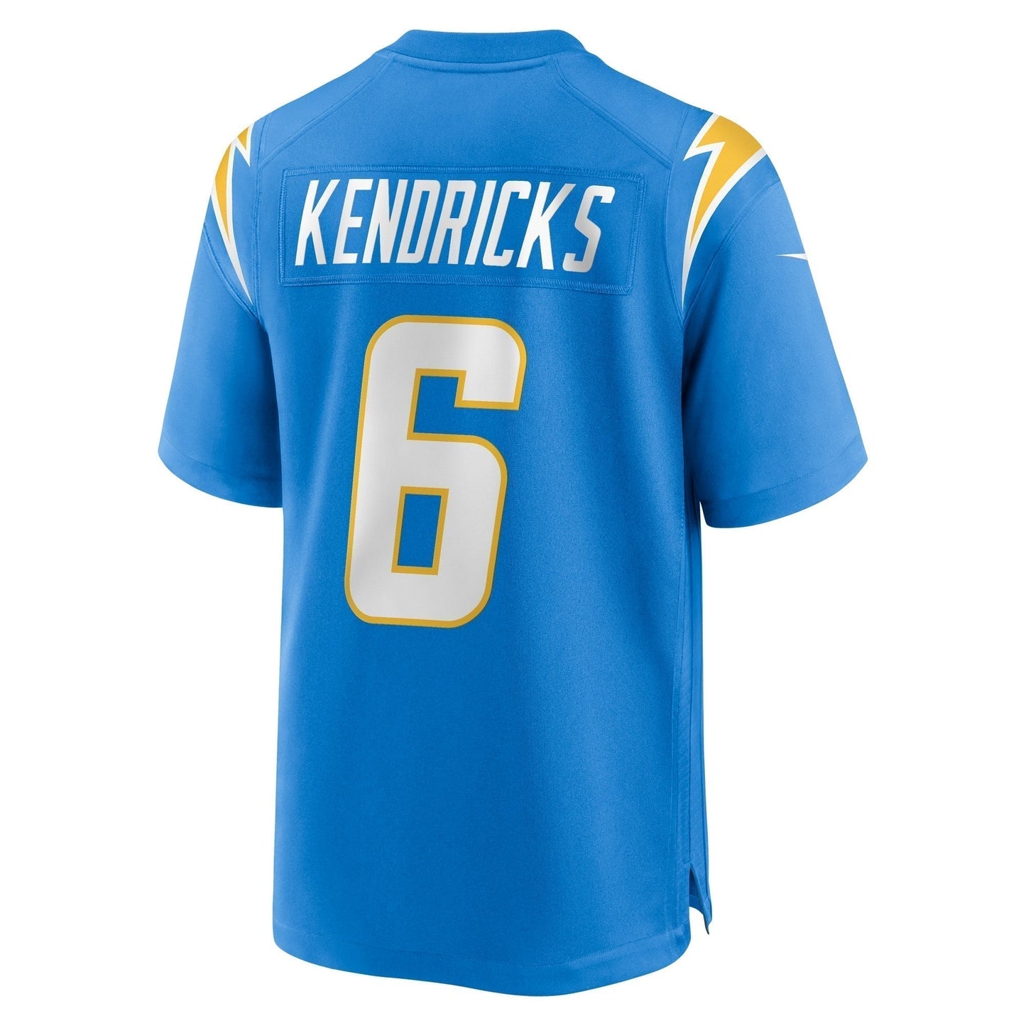 Eric Kendricks Los Angeles Chargers Game Jersey - Powder Blue football jersey product view 3