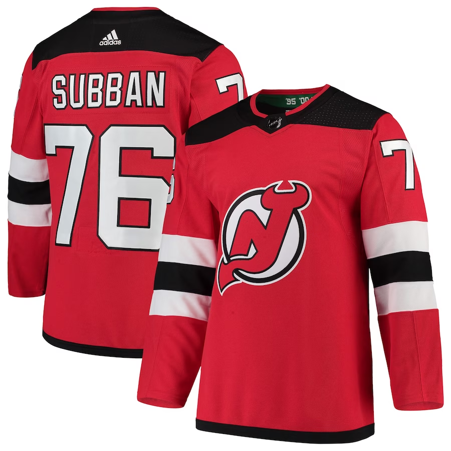Men's New Jersey1 Devils P.K. Subban #76 Red Player Game Jersey1 sports jersey product view 1