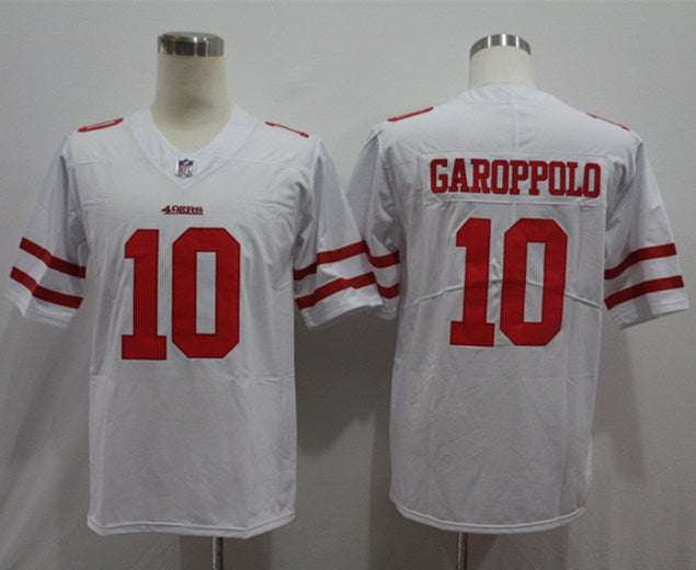 Men's San Francisco 49ers Jimmy Garoppolo White Game Jersey football jersey product view 1