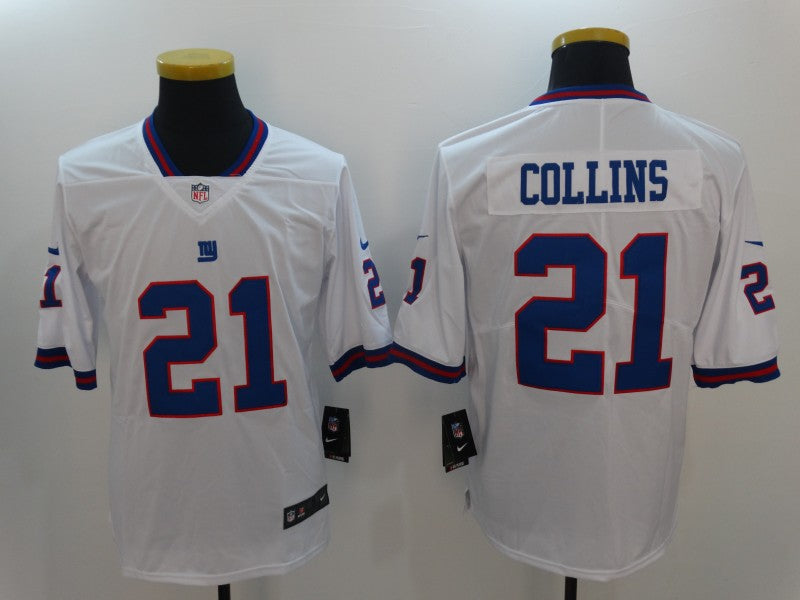Men's New York Giants Landon Collins #21 White Game Player Jersey1 football jersey product view 1