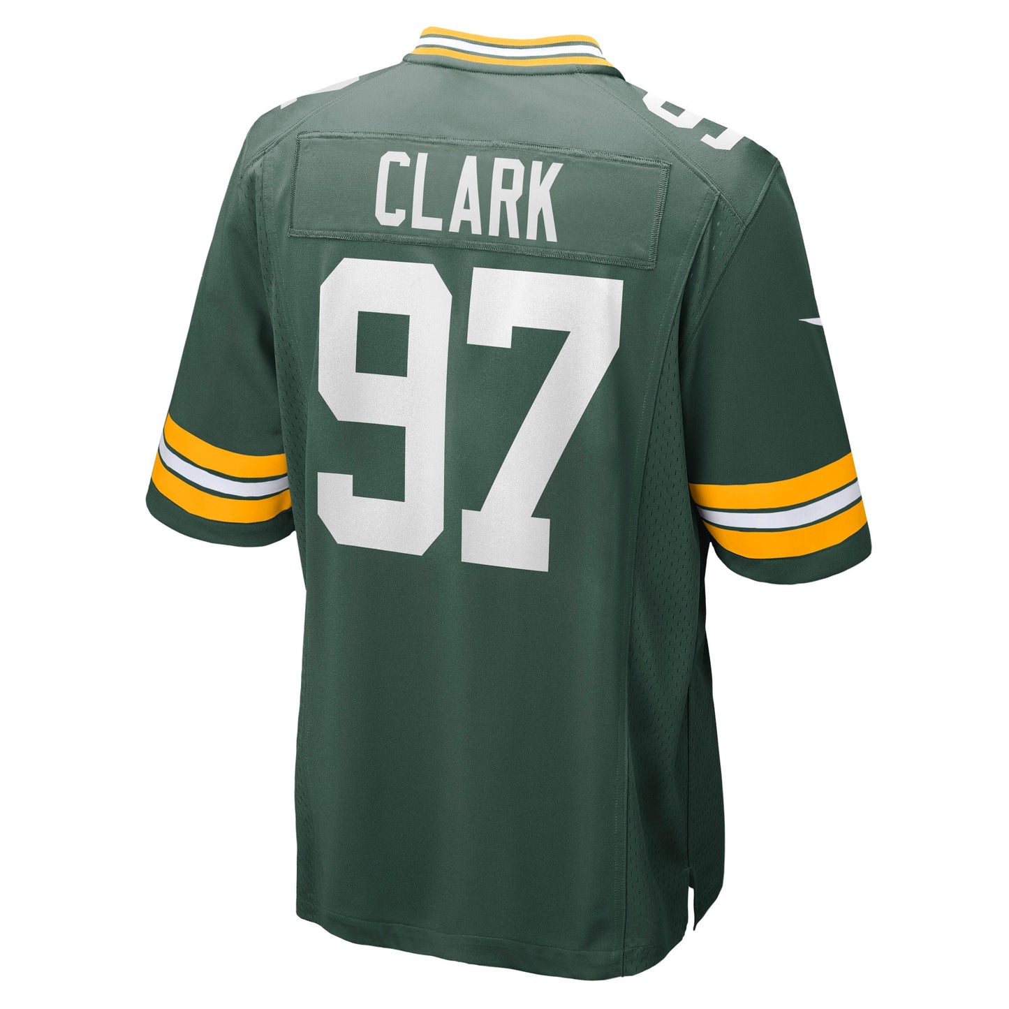 Kenny Clark Green Bay Packers Game Jersey - Green football jersey product view 3