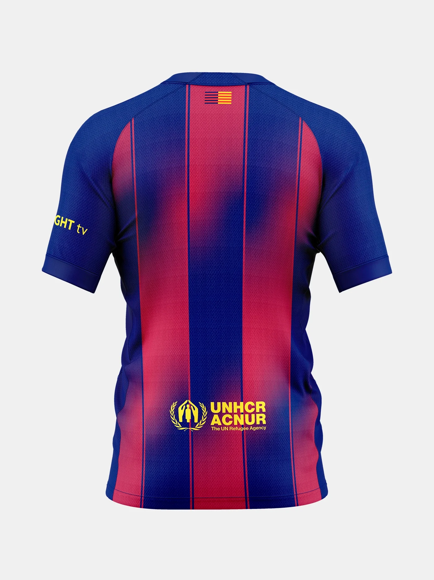 R. ARAUJO UCL Junior home jersey 25/26 FC Barcelona - Player's Edition sports jersey product view 2