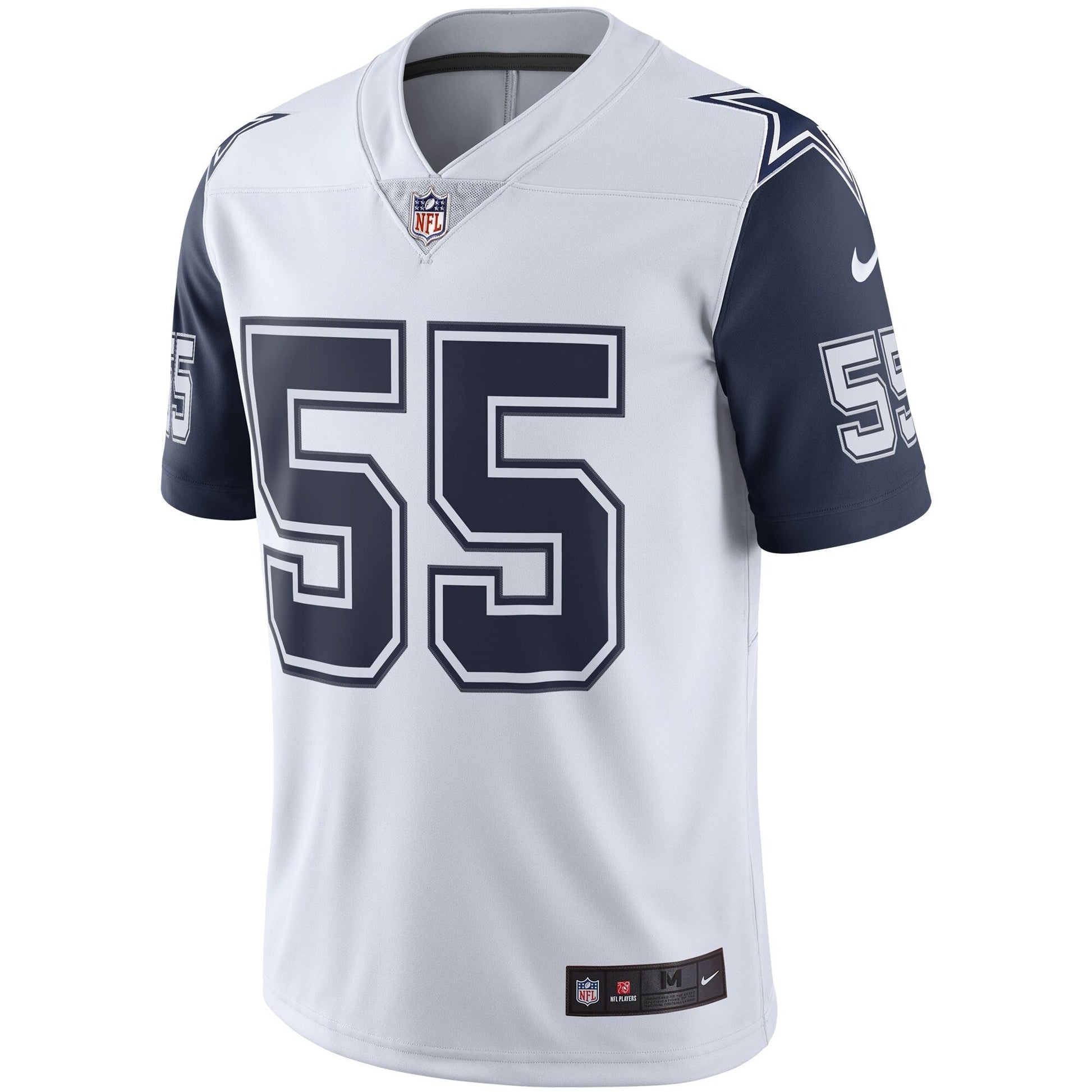 Leighton Vander Esch Dallas Cowboys Color Rush Vapor Limited Jersey - White football jersey product view 2