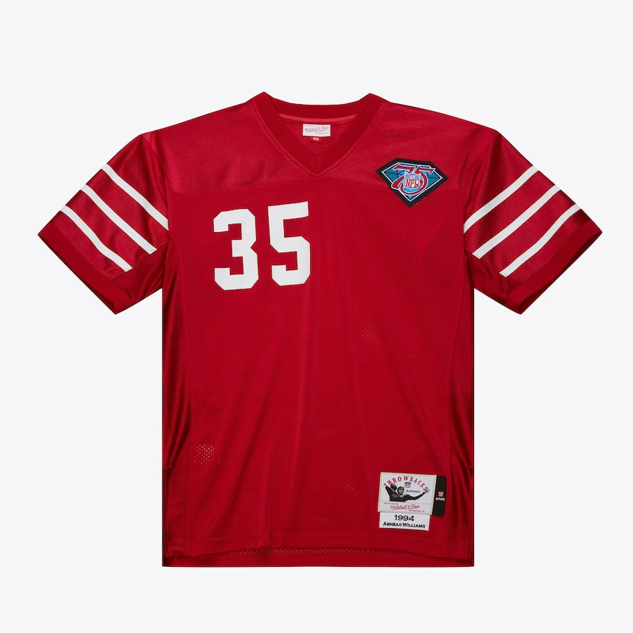 Men's Aeneas Williams Red Arizona Cardinals 1994 Jersey football jersey product view 1