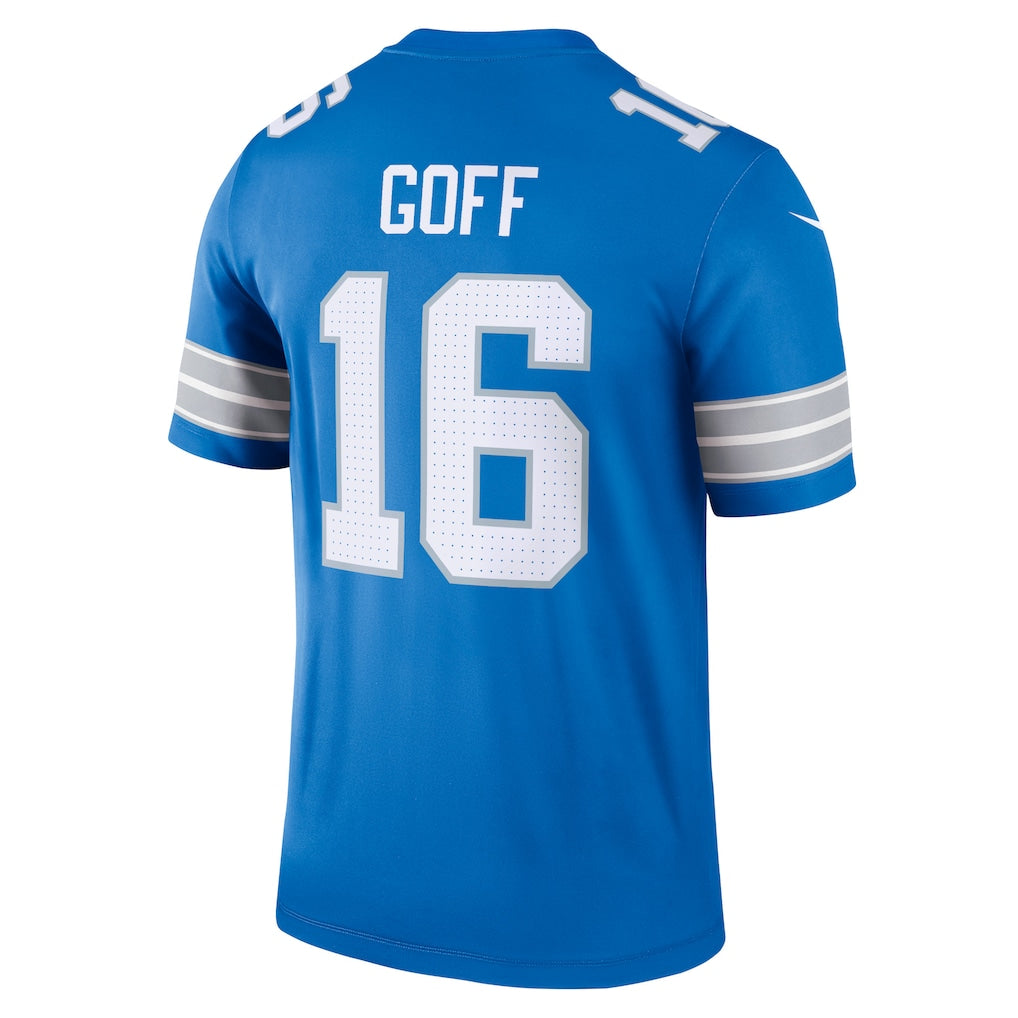 D.Lions #16 Jared Goff Blue Legend Player Performance Top Jersey football jersey product view 1