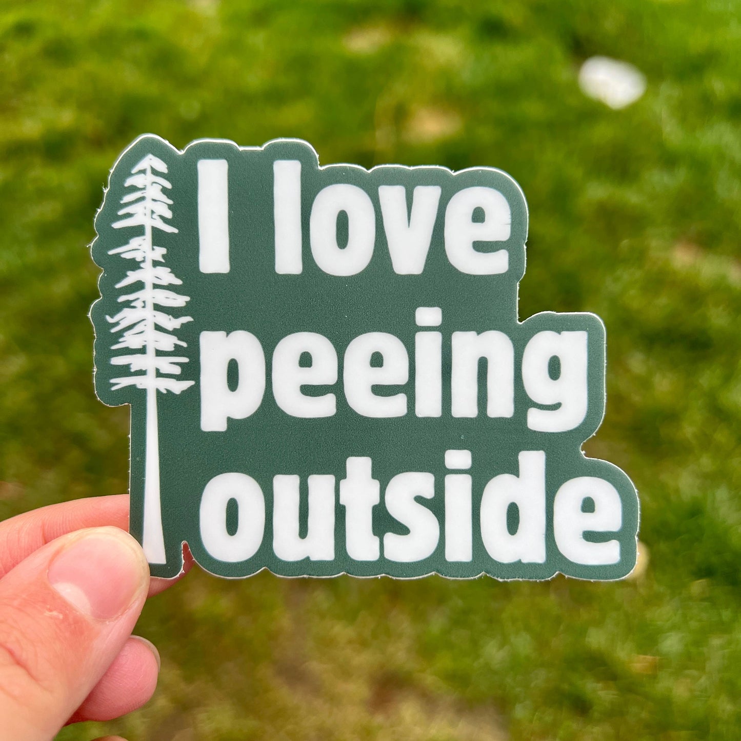 I Pee Outside Sticker | Hilarious Camping Decal | Tent 98 Unisex T-shirt, Sweatshirt, Hoodie, Long Sleeve Tee - T-Shirt, Sweatshirt, Hoodie