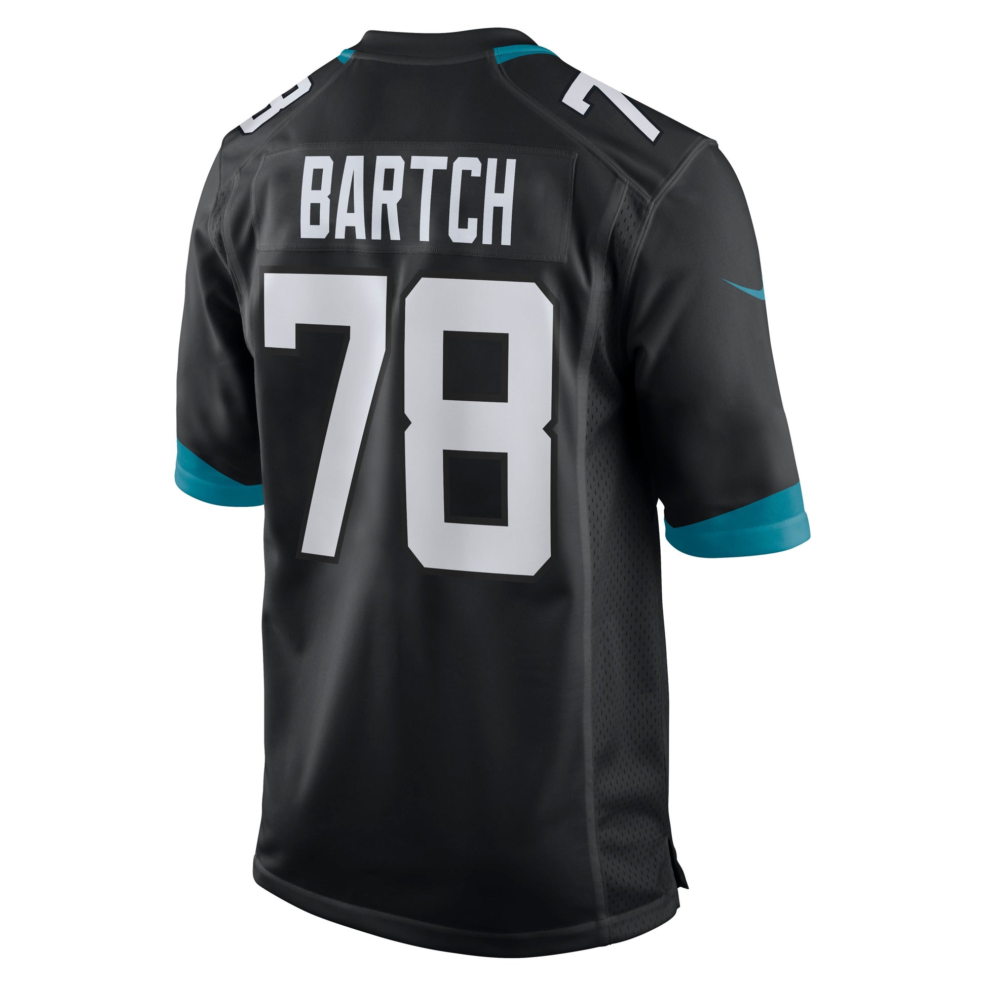 Ben Bartch Jacksonville Jaguars Game Jersey - Black football jersey product view 3