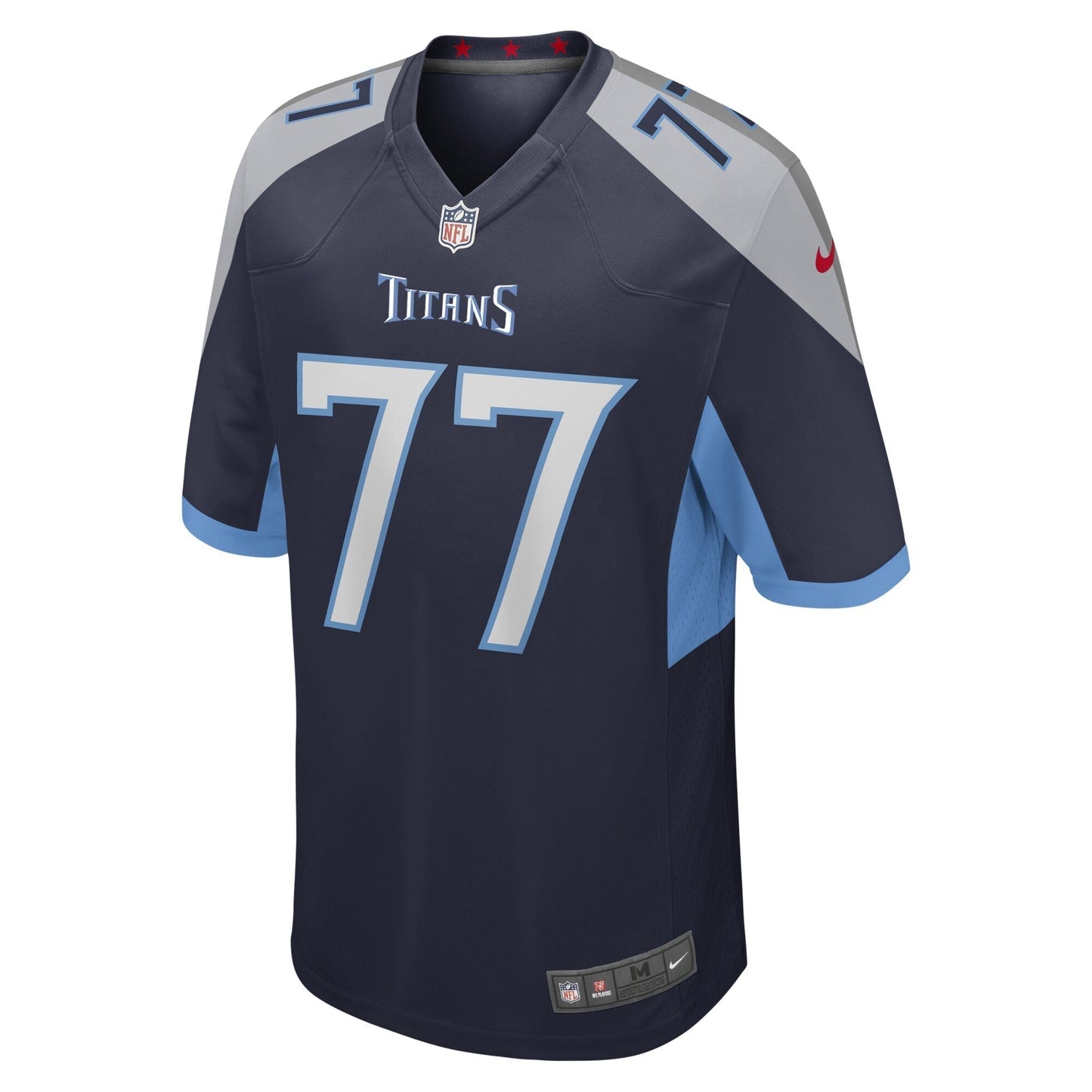 Peter Skoronski Tennessee Titans Game Jersey - Navy football jersey product view 2
