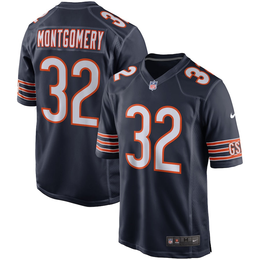 David Montgomery Chicago Bears Jersey football jersey product view 1
