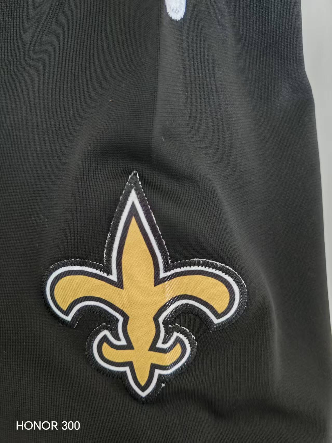 Men's New Orleans Saints Tyler Shough Jersey-Black football jersey product view 2