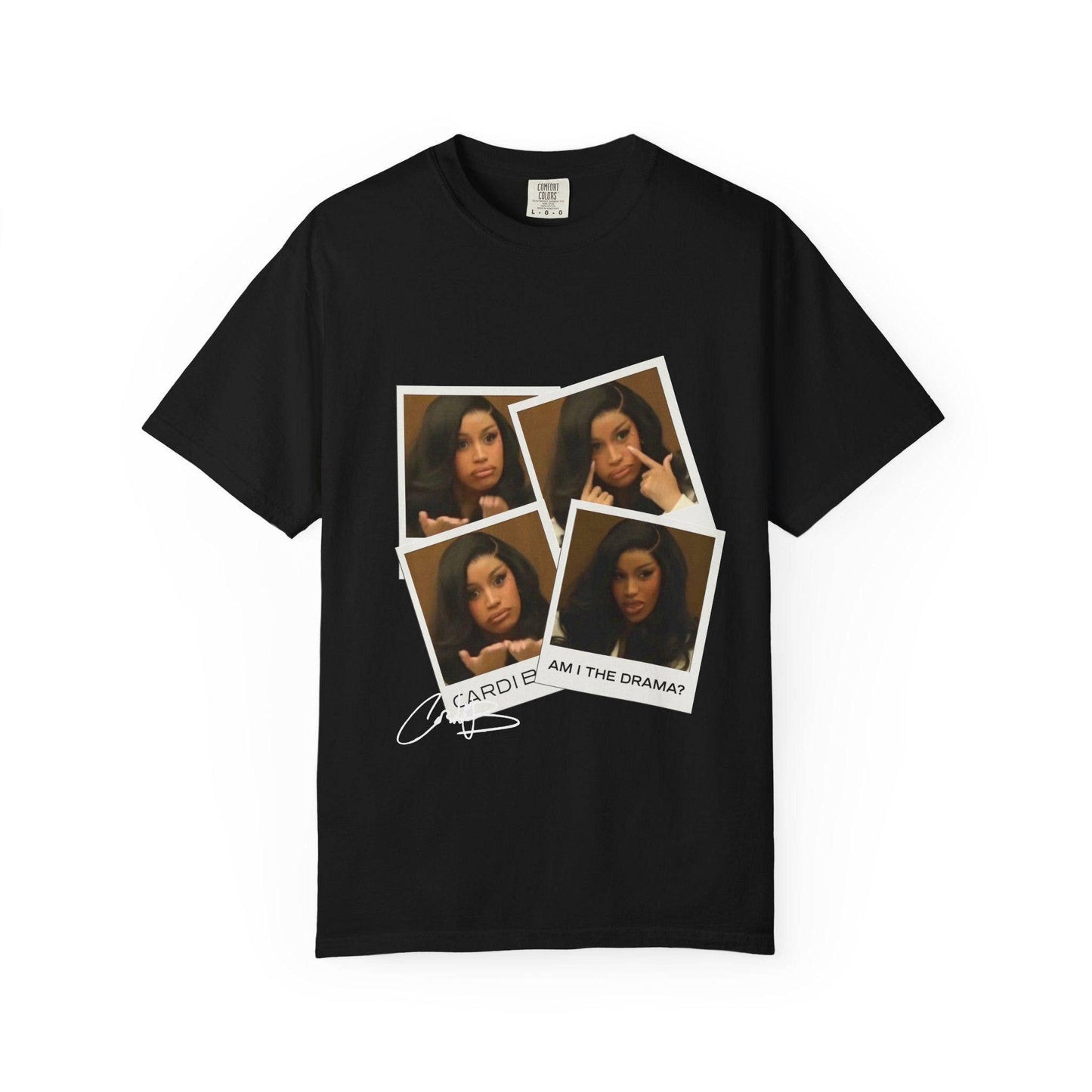 Cardi B Drama Unisex Polaroid Fan Tee Unisex T-shirt, Sweatshirt, Hoodie, Long Sleeve Tee - T-Shirt, Sweatshirt, Hoodie