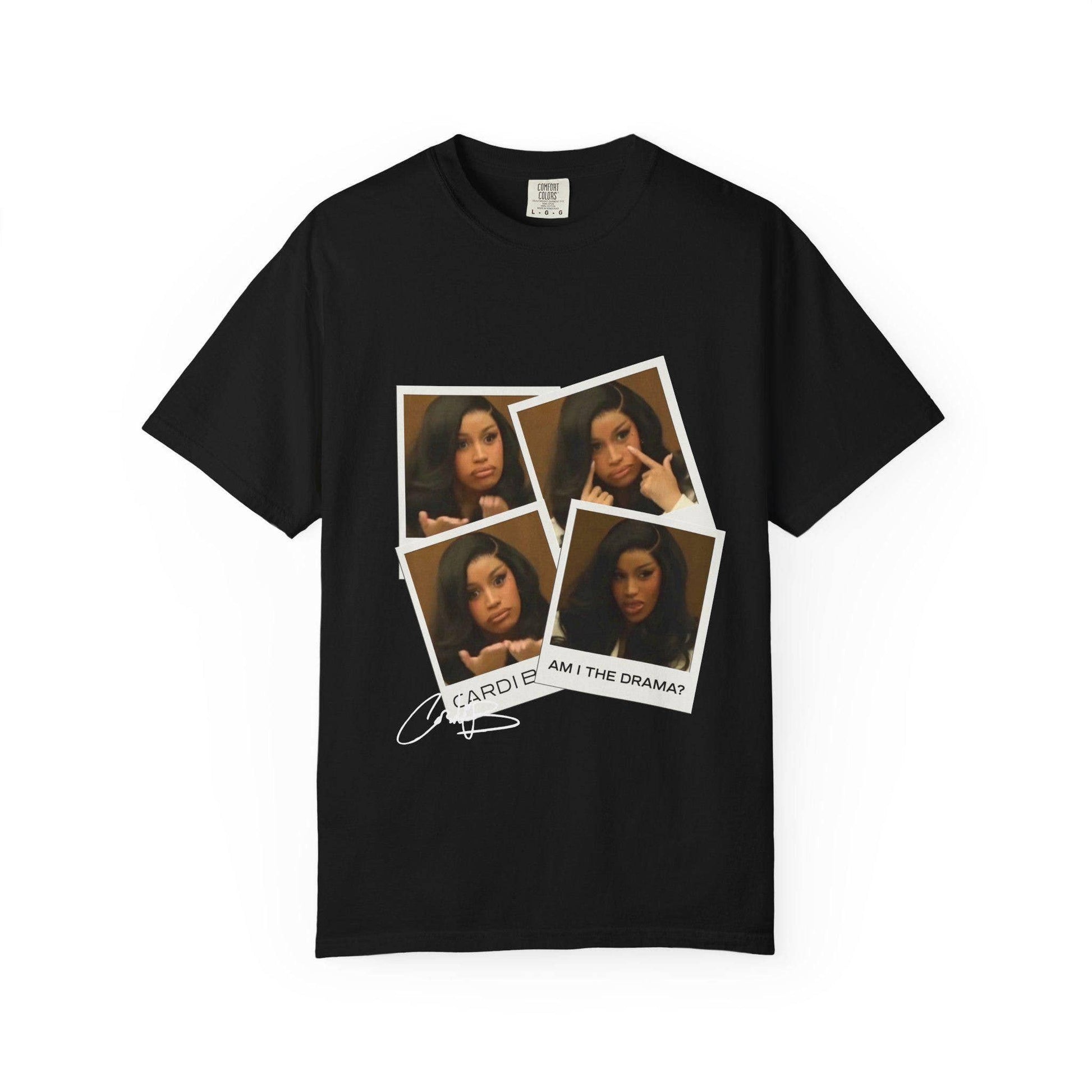 Cardi B Drama Unisex Polaroid Fan Tee Unisex T-shirt, Sweatshirt, Hoodie, Long Sleeve Tee - T-Shirt, Sweatshirt, Hoodie
