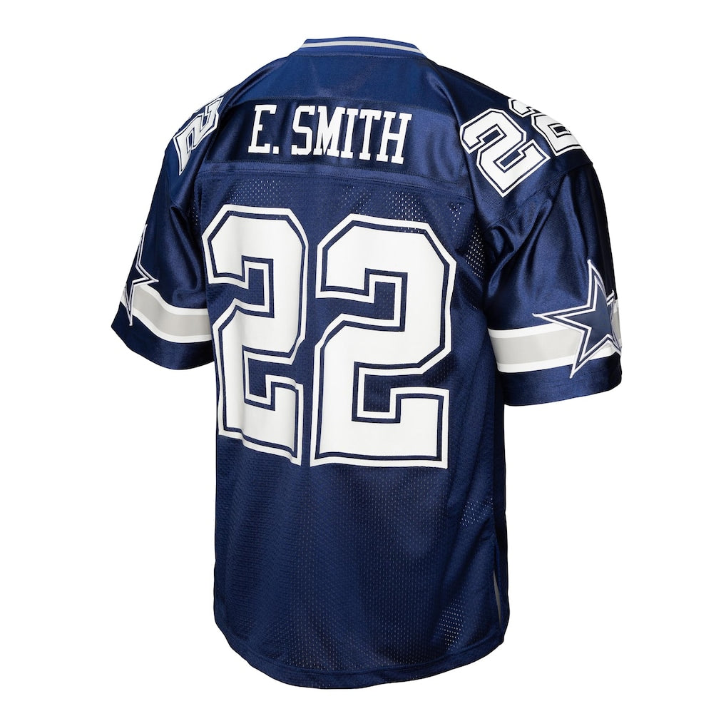 D.Cowboys #22 Emmitt Smith Navy Legacy Replica Jersey football jersey product view 1