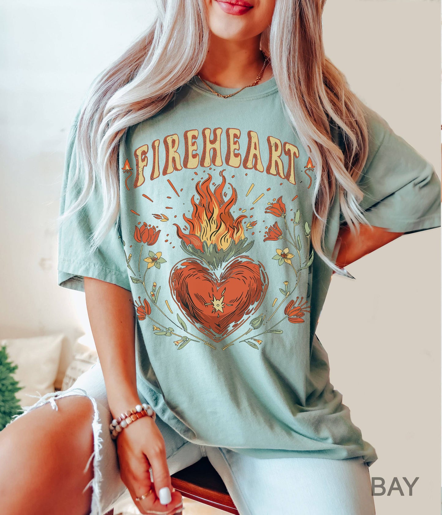 Vintage Fire-Heart Throne of Glass Sjm Quotes Tee Shirt Unisex T-shirt, Sweatshirt, Hoodie, Long Sleeve Tee - T-Shirt, Sweatshirt, Hoodie