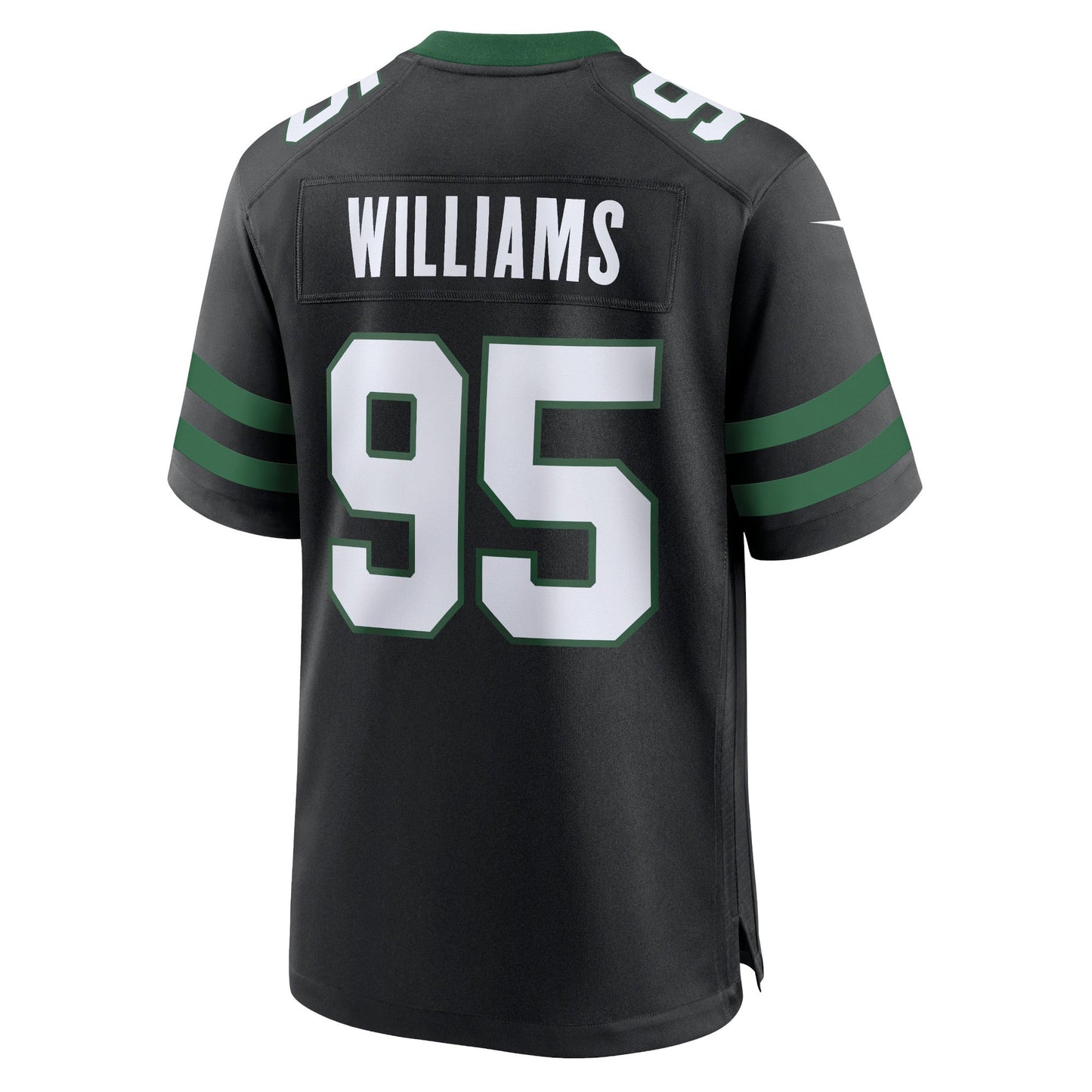 Quinnen Williams New York Jets Alternate Game Jersey - Legacy Black football jersey product view 3