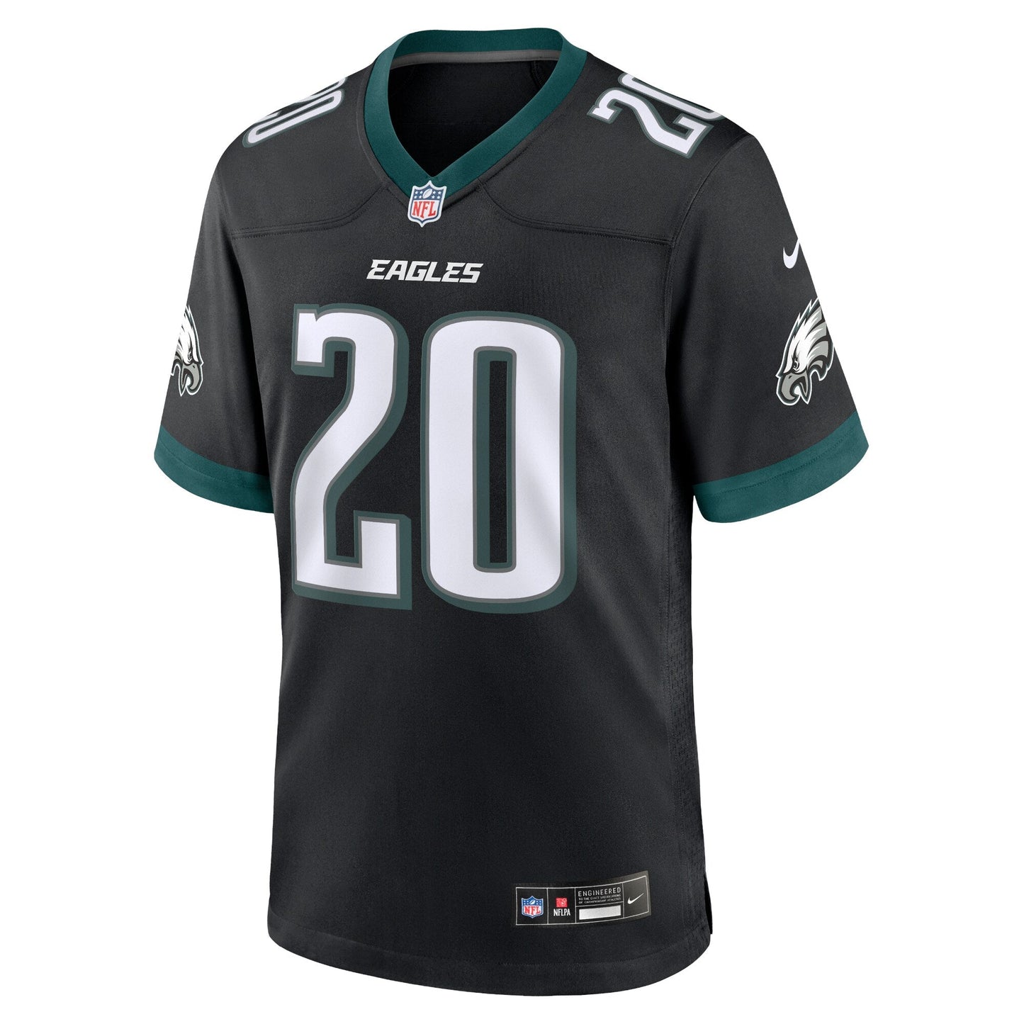 Brian Dawkins Philadelphia Eagles Alternate Game Jersey - Black football jersey product view 2