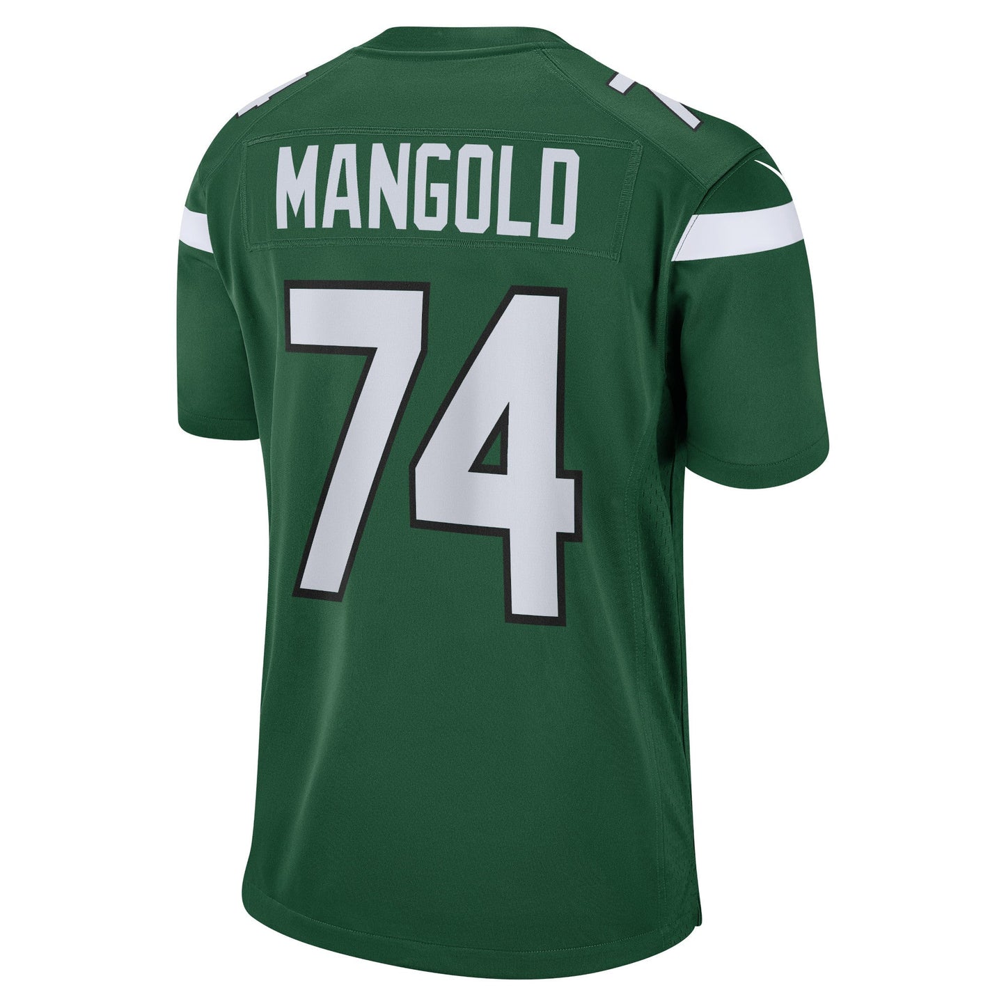 Nick Mangold New York Jets Retired Jersey - Gotham Green football jersey product view 3