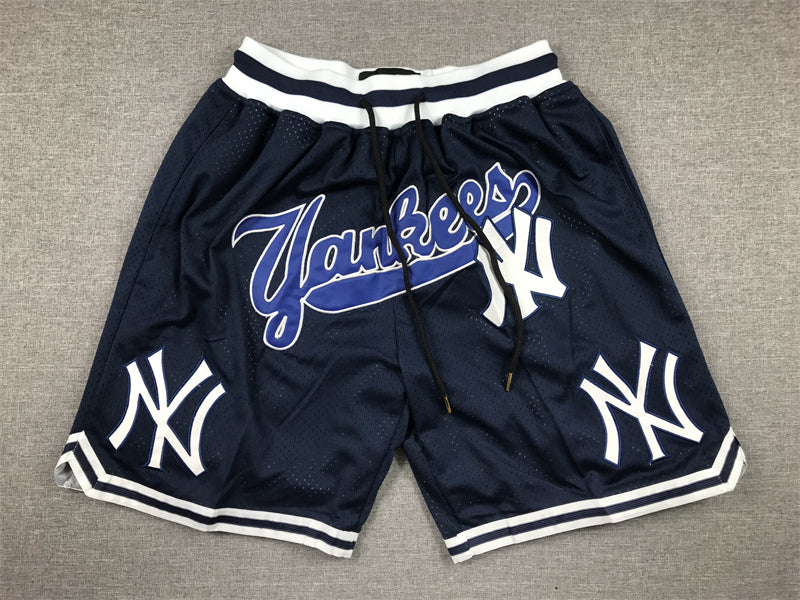 Men's New York Yankees1 Navy Pocket Shorts baseball jersey product view 1