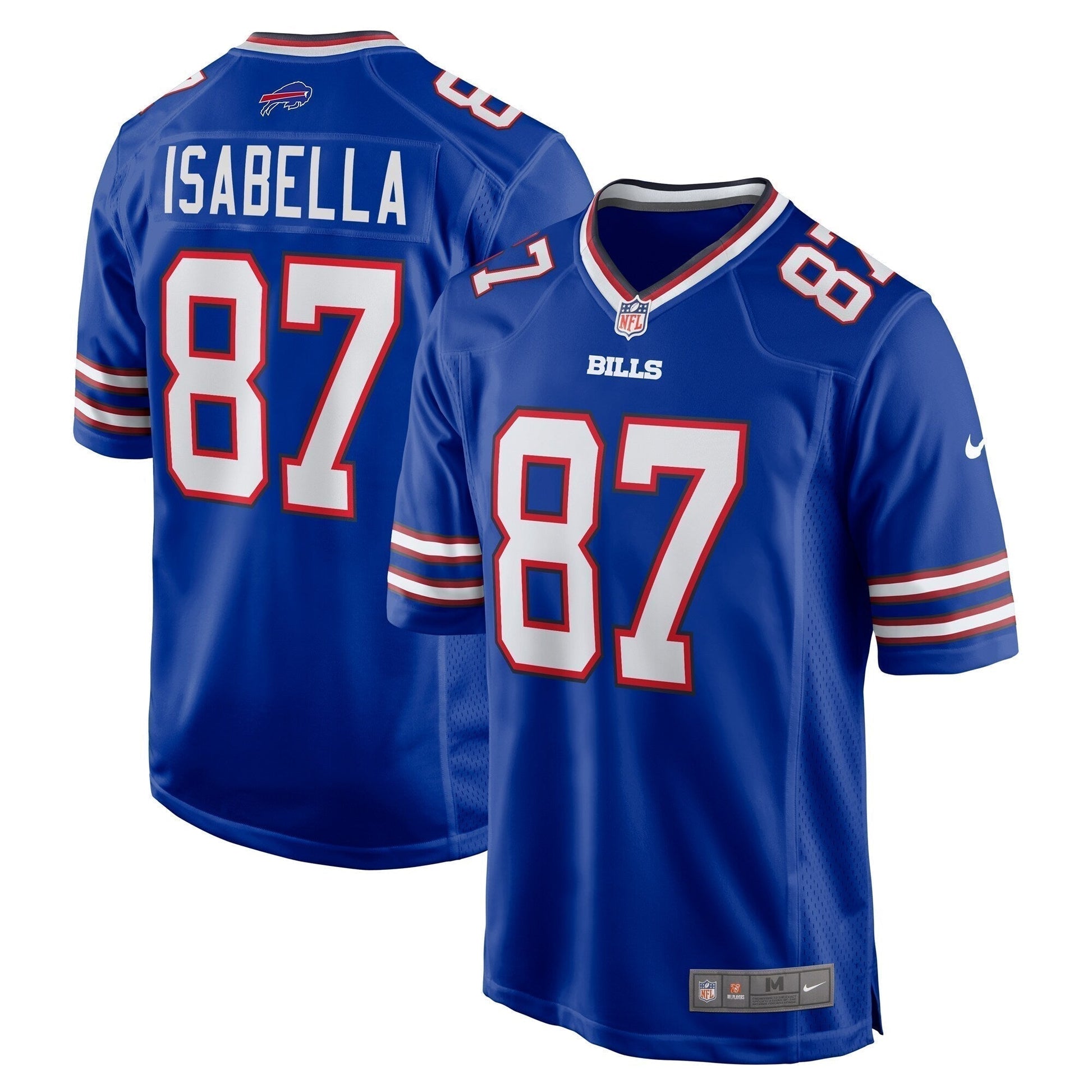 Andy Isabella Buffalo Bills Team Game Jersey - Royal football jersey product view 1